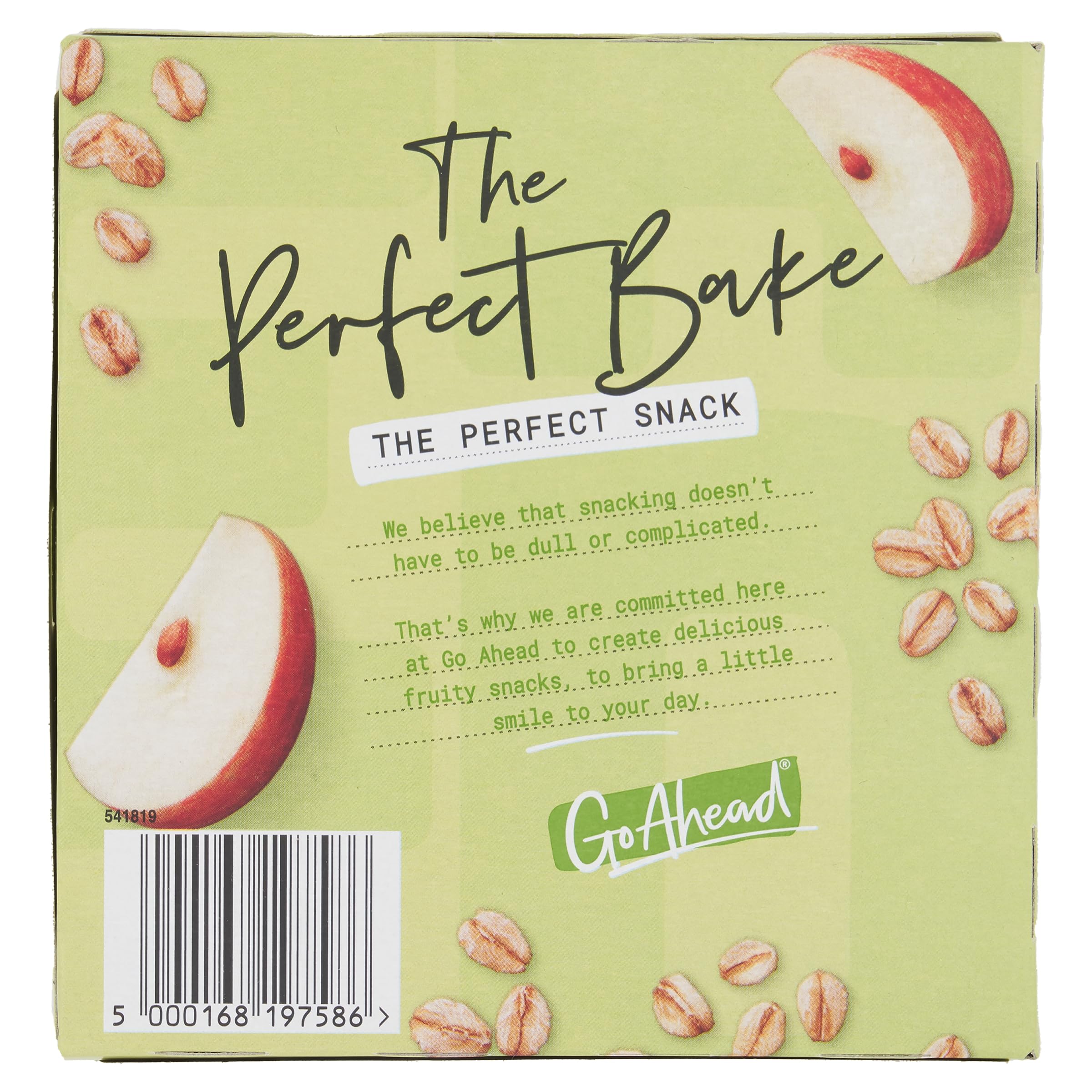 Go Ahead Apple Fruit & Oat Bakes - High Fibre, Low Calorie Snack | 6 Count, 210g 4