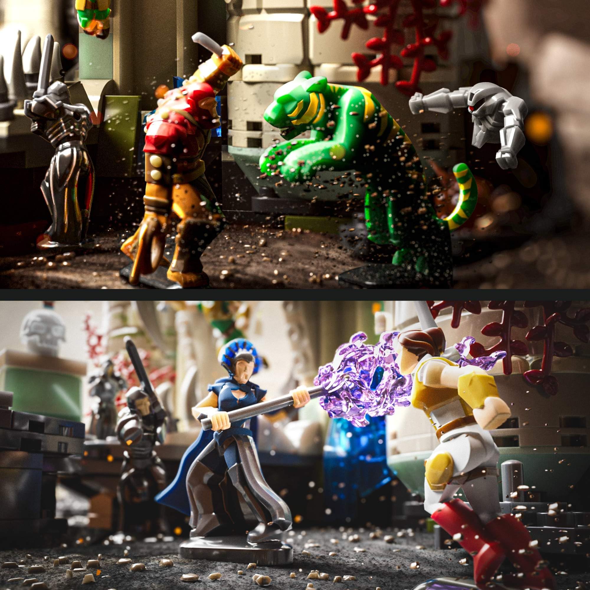 Mattel Brick Shop Masters of the Universe Battle of Castle Grayskull Building Set | 867 Pieces | Ages 13+ 5