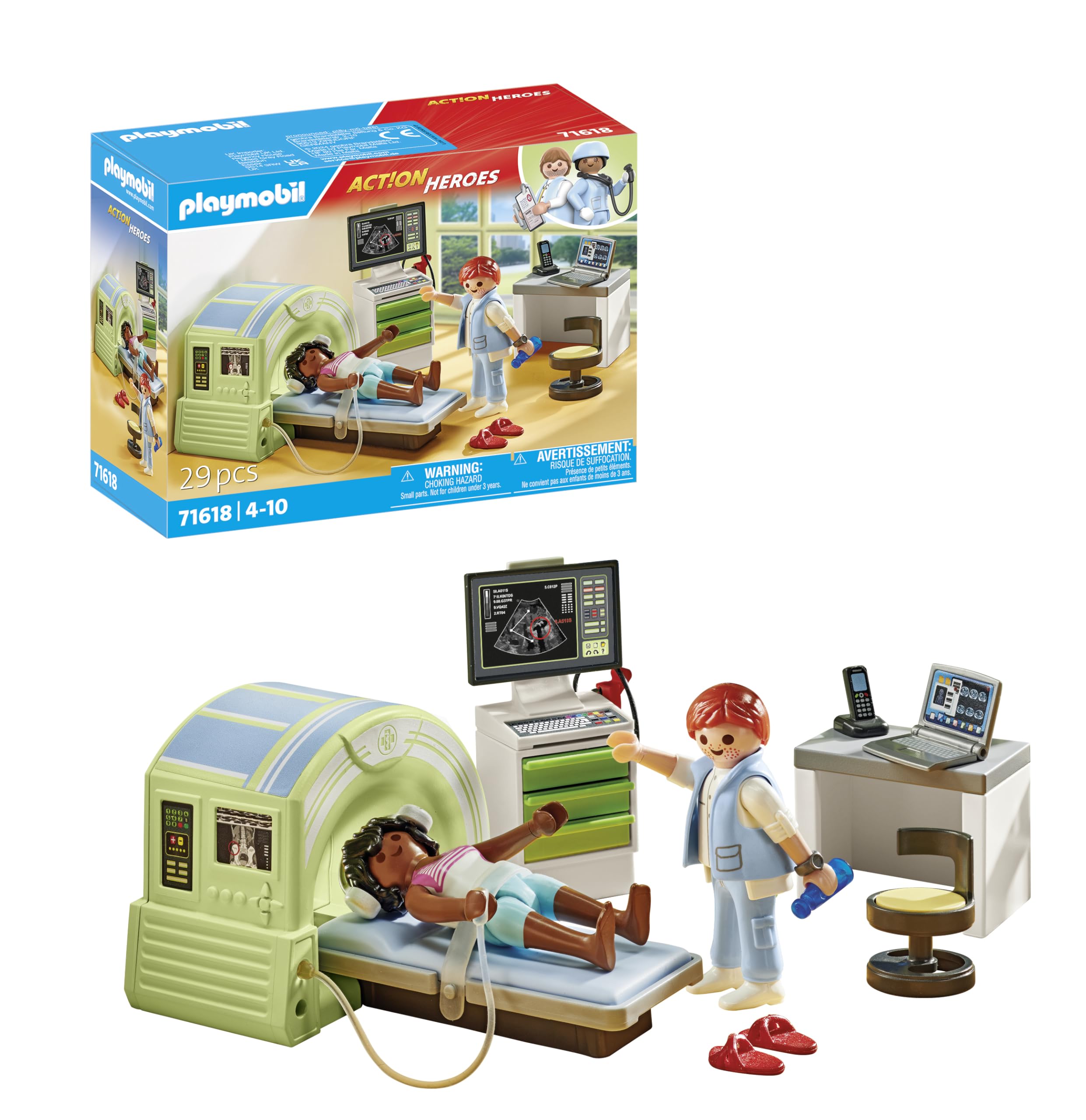Playmobil Action Heroes MRI Playset 71618 | Ages 4+ | 2 Figures Included