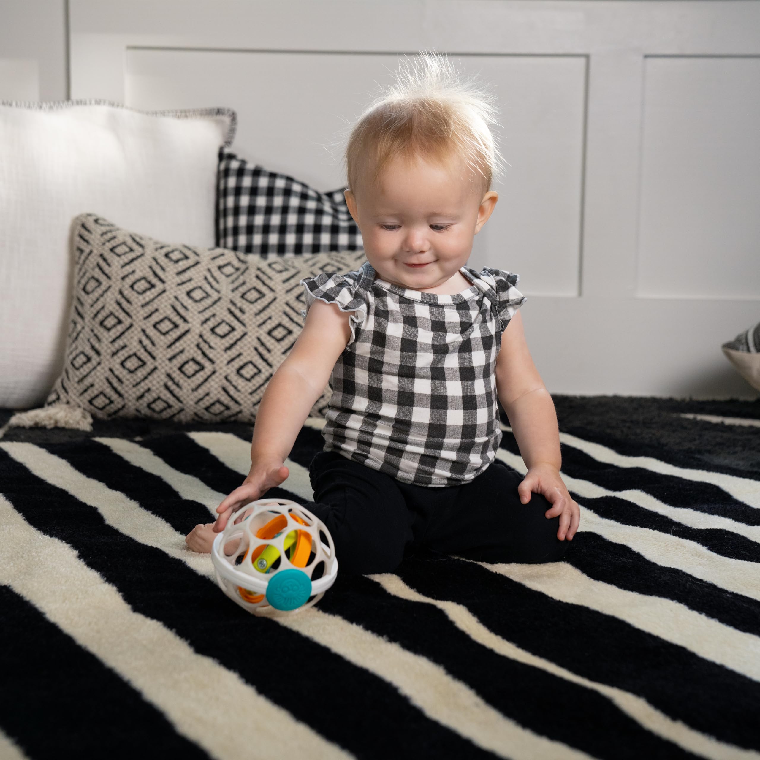 Baby Einstein Grip & Spin Oball Rattle Toy - BPA Free, Easy Grasp, 0+ Months 5
