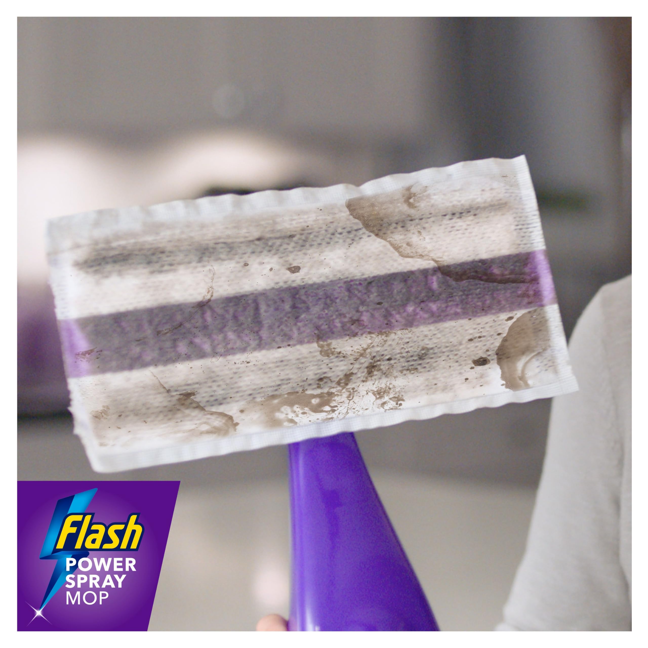 FLASH Power Spray Mop Floor Cleaner Starter Kit | Includes 1 Washable Pad & 2 Disposable Pads 9