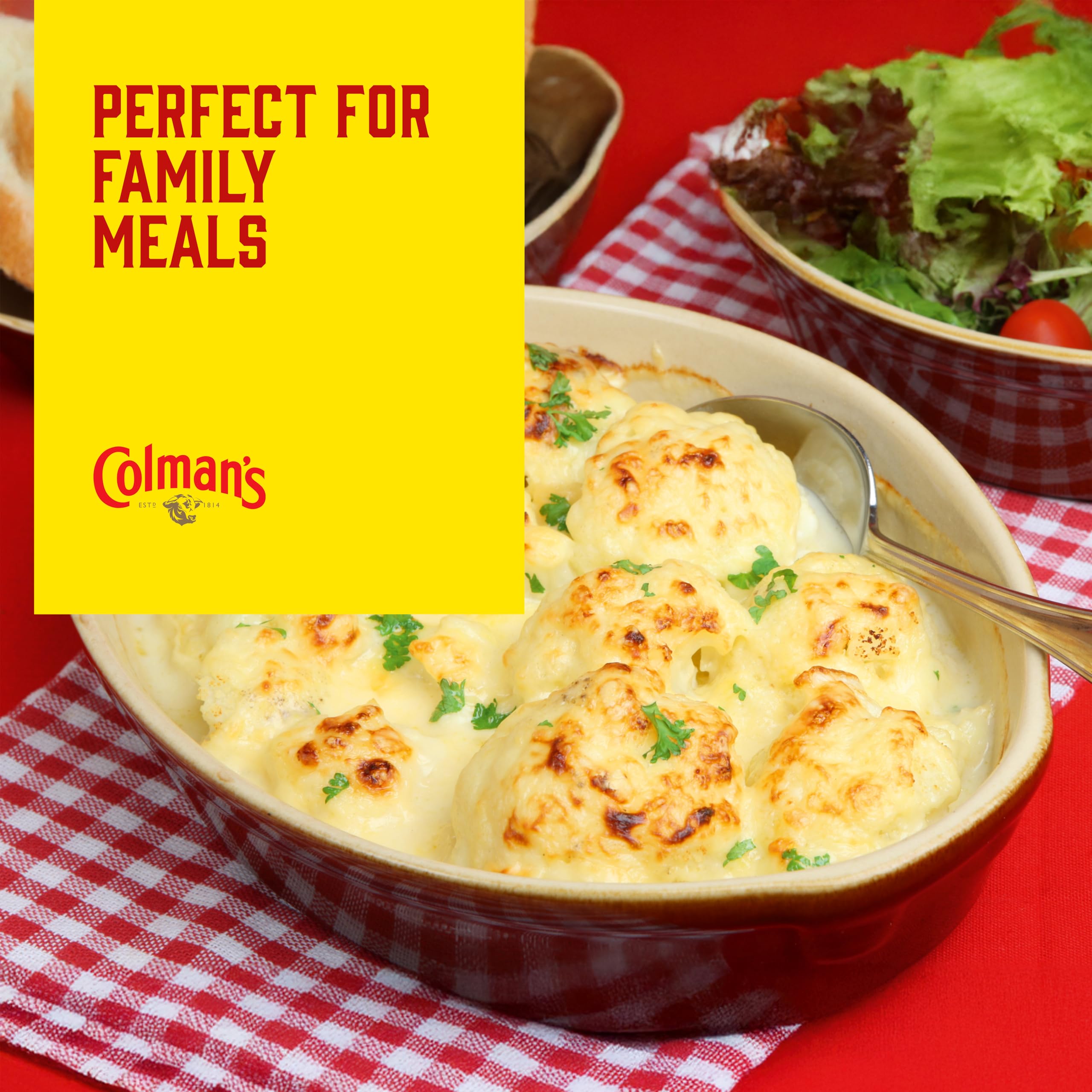 Colman's Meal Maker Cheddar Cheese Sauce Mix - Classic Comforts | 4 Servings | 40g 4