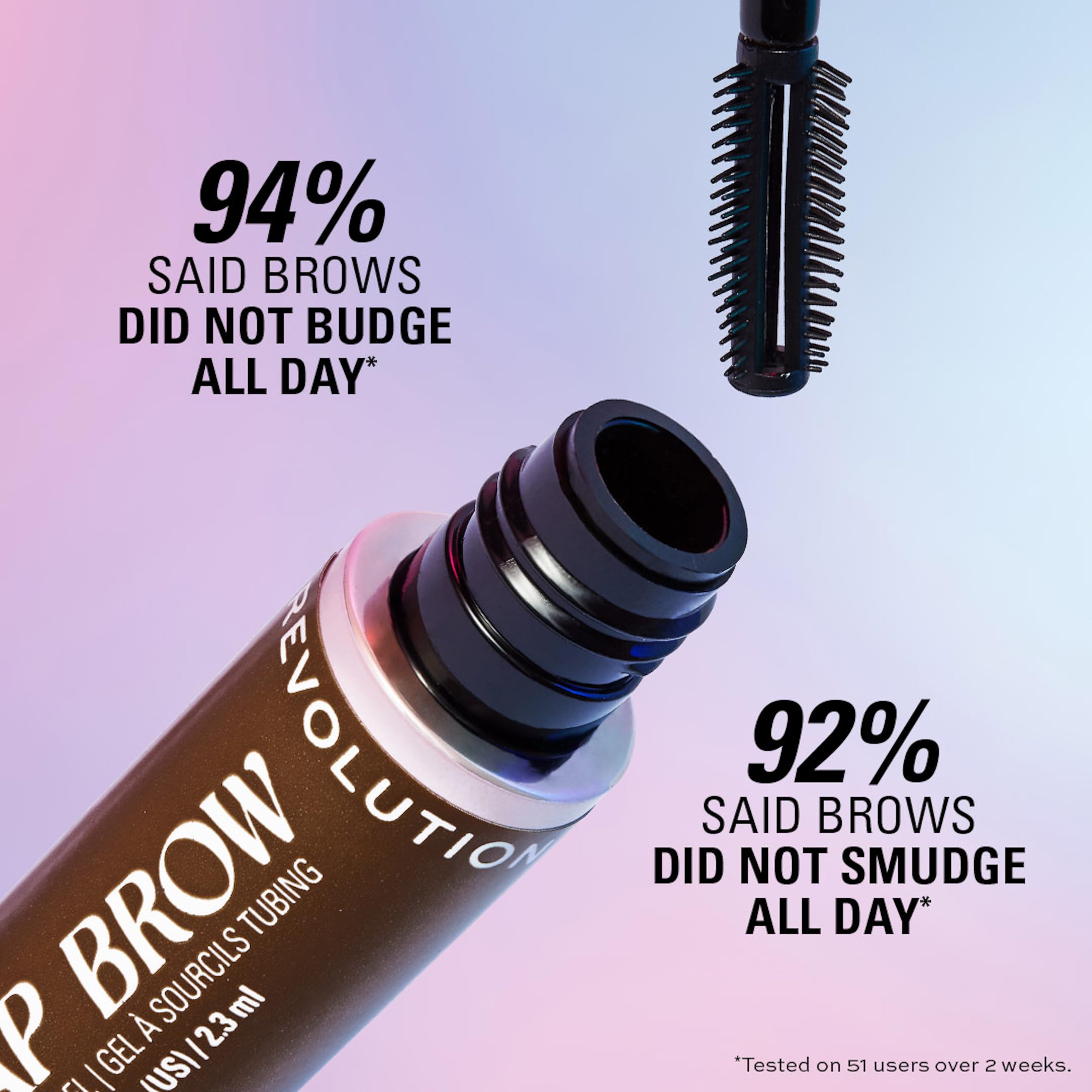 Revolution Beauty London Wrap Brow Tubing Gel - Shape & Sculpt | Cool Medium Brown | 2.3 ml 7