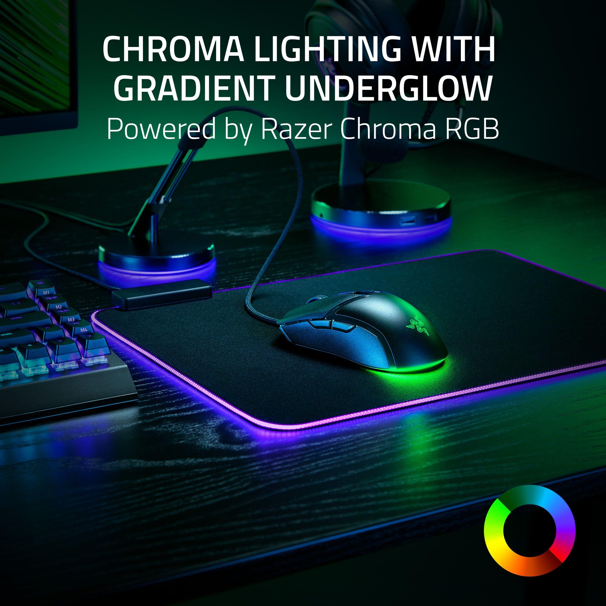 Razer Cobra Lightweight Wired Gaming Mouse - 8500 DPI Optical Sensor | Gen-3 Switches | Chroma RGB 4