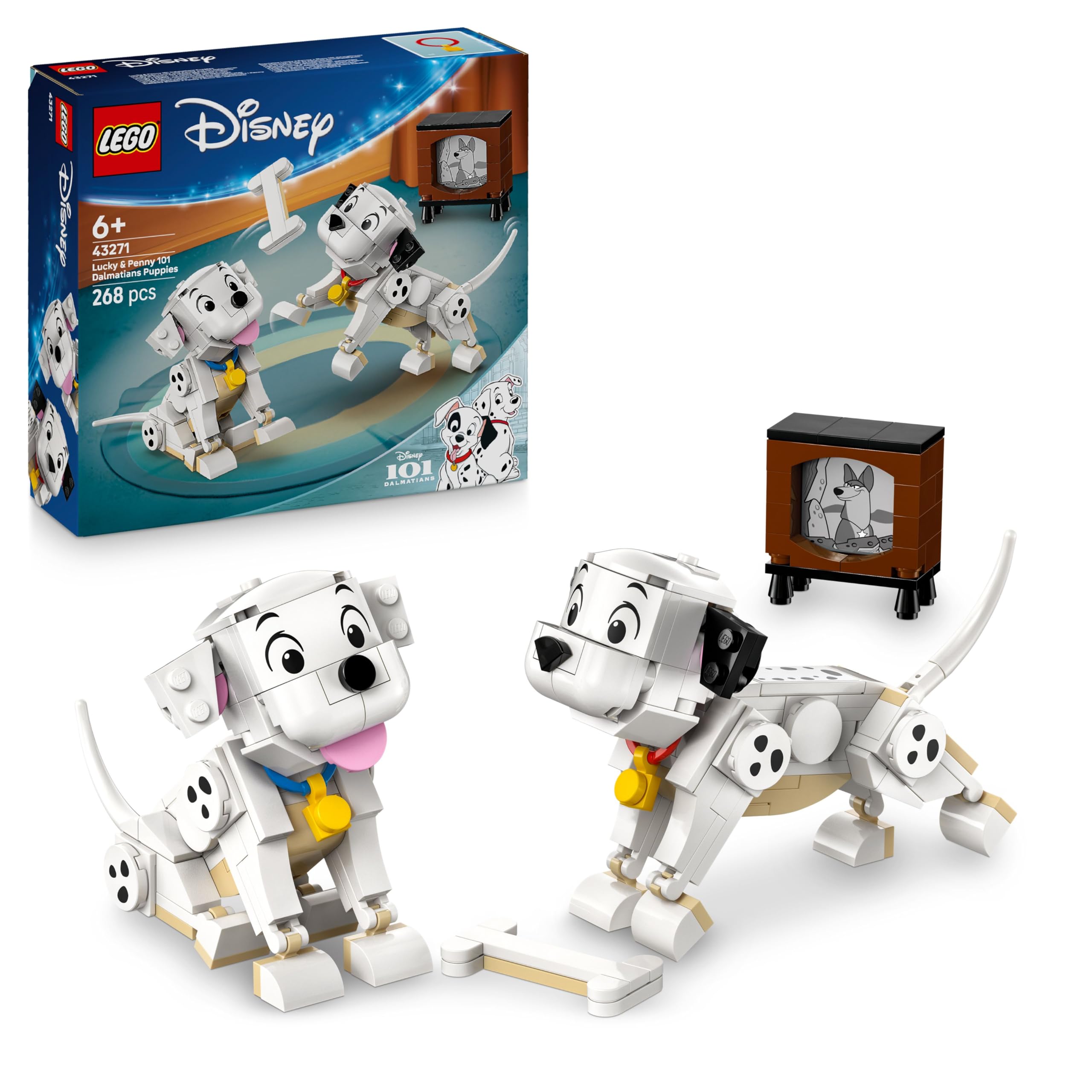 LEGO ǀ Disney Lucky & Penny 101 Dalmatians Puppies Building Toy - Play & Di