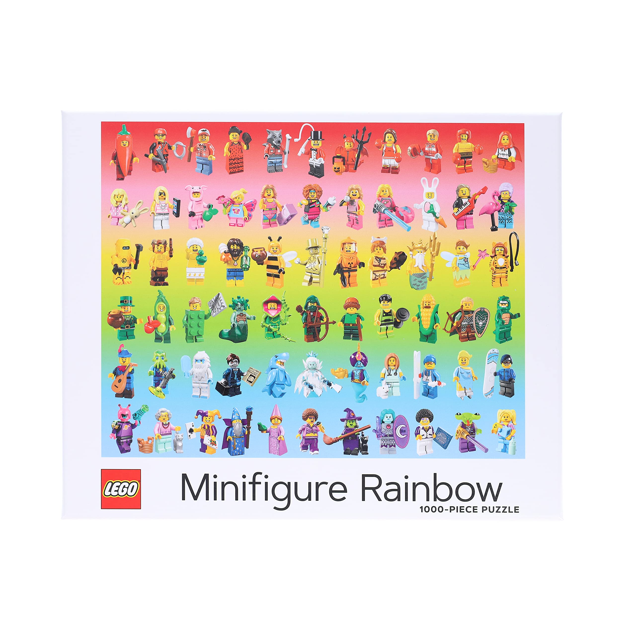 LEGO Minifigure Rainbow 1000-Piece Puzzle 3