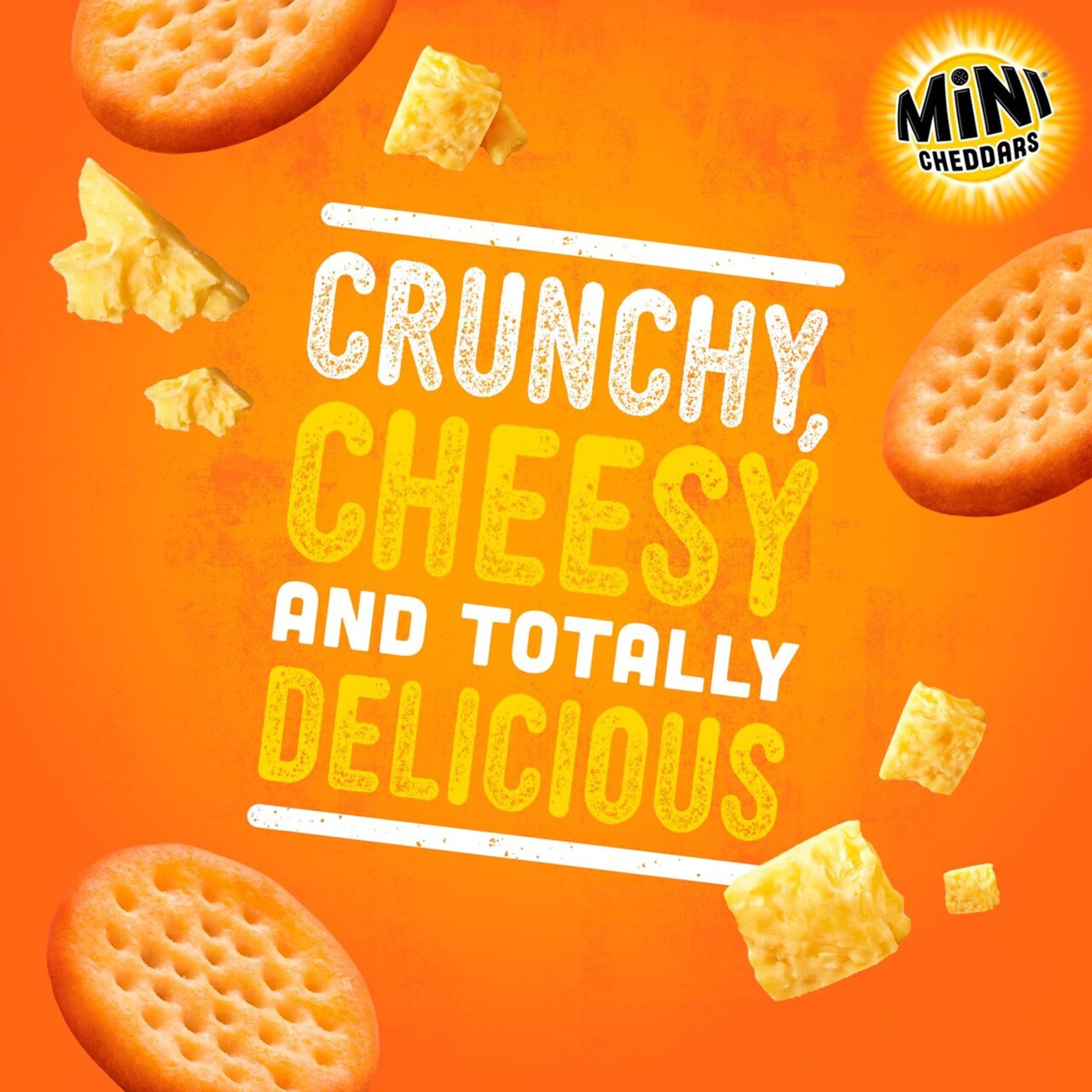 Jacob's Mini Cheddars Original Crisp Multipack, mit echtem Käse überbacken, 12er-Pack 3