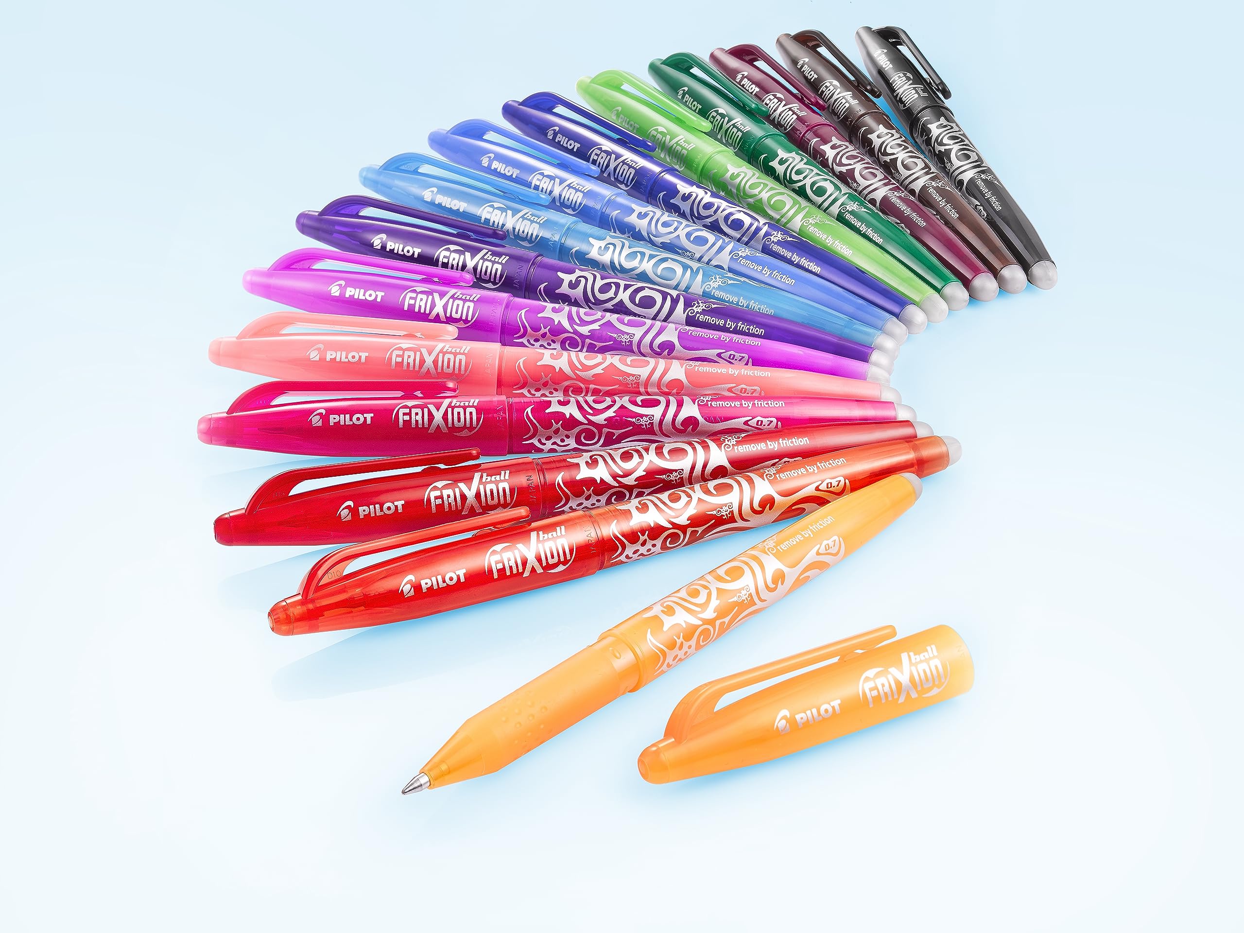PILOT FriXion Ball 07 Erasable Gel Ink Rollerball Pen Refills - Black (3 Pack) 6