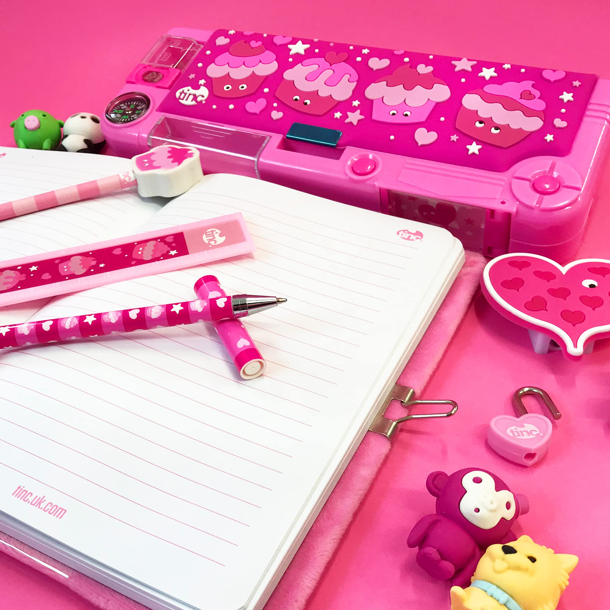Tinc Animal Collection Pencil Erasers - Pack of 4 Cute Animal Characters 3