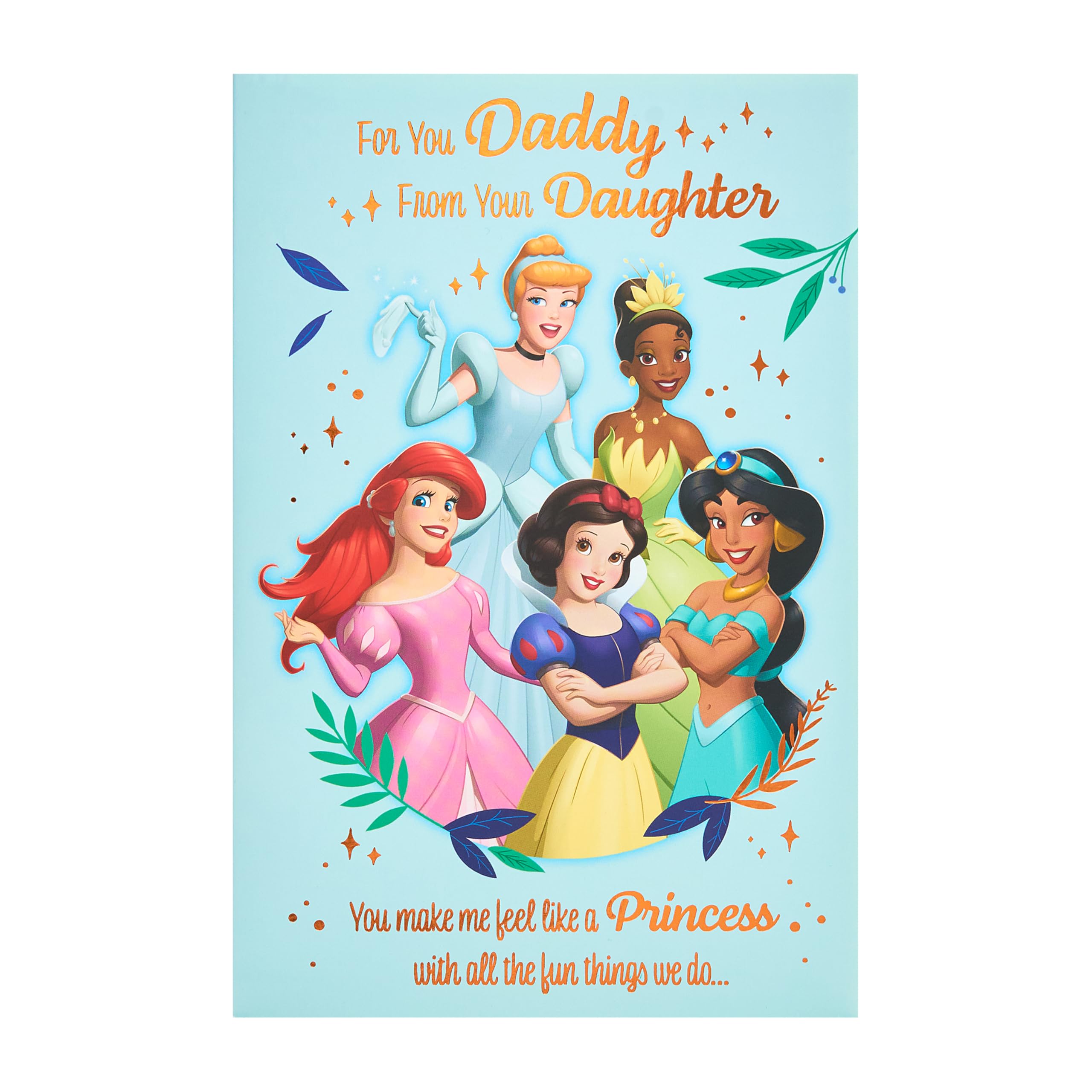 UK Greetings Father's Day Card for Daddy from Daughter | Princess Design | 14.9 x 22.9 cm 5
