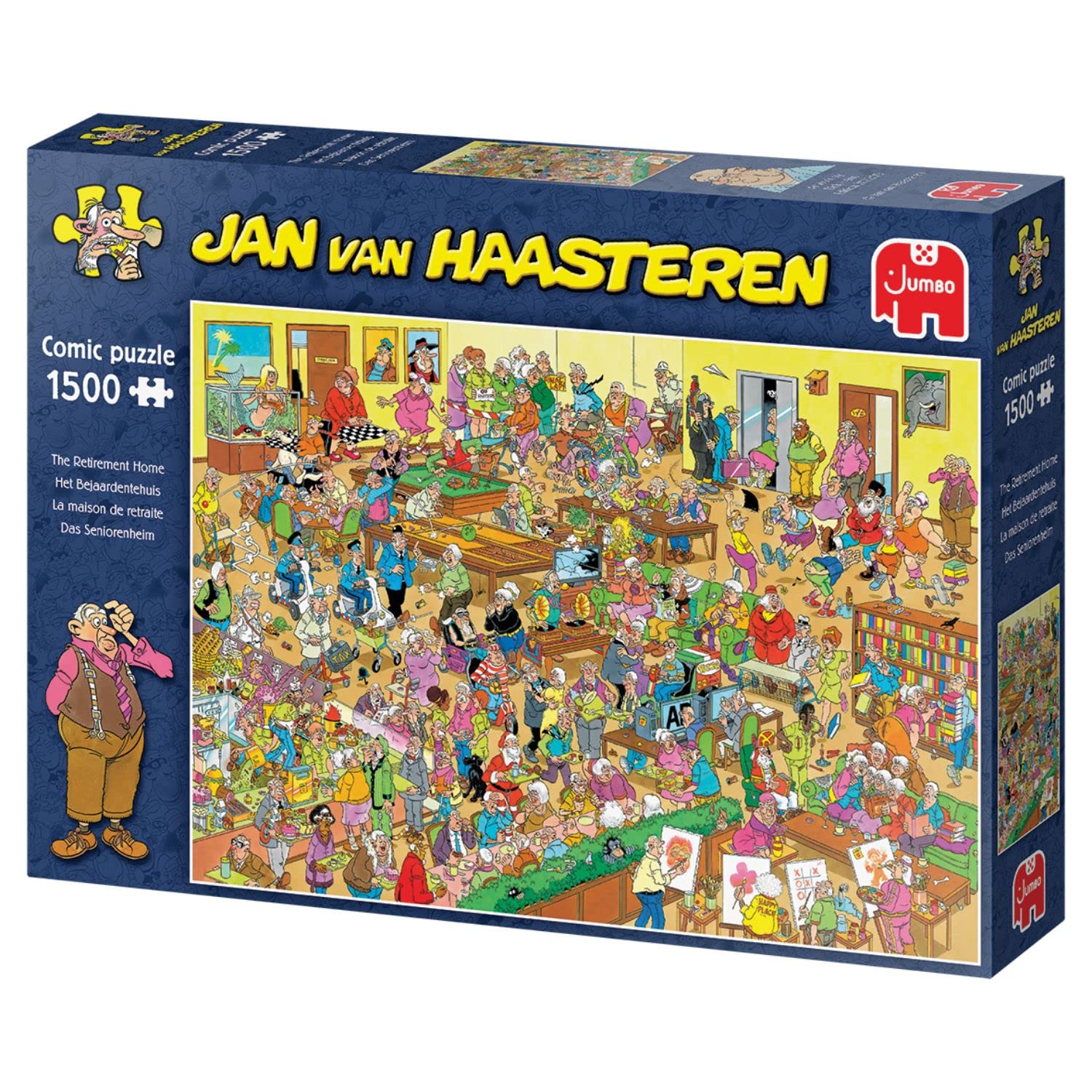 Jan van Haasteren The Retirement Home - 1500 Piece Jigsaw Puzzle for Adults