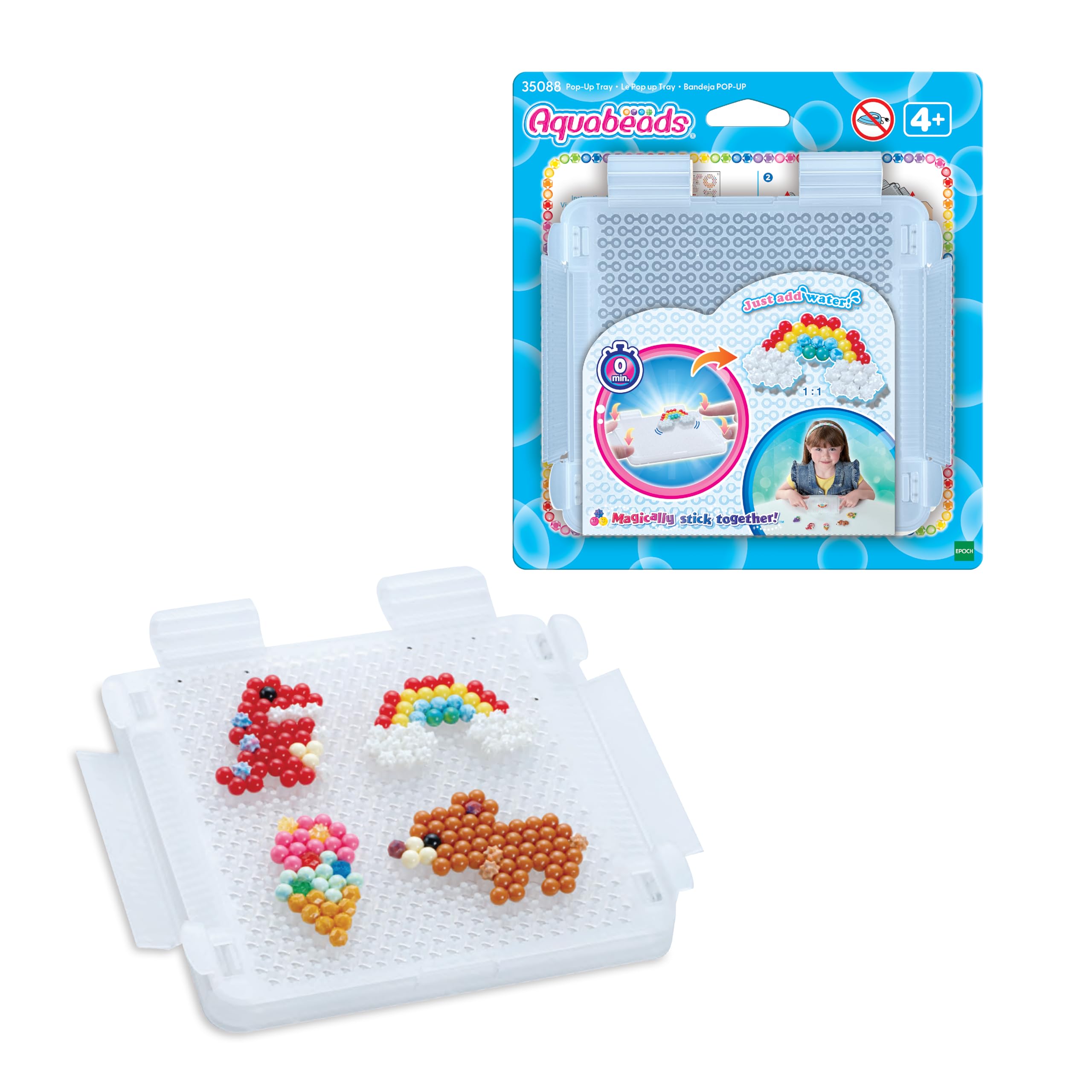 Aquabeads Pop-Up Tray 35088 | Bead Craft Accessory | Multicolor Plastic
