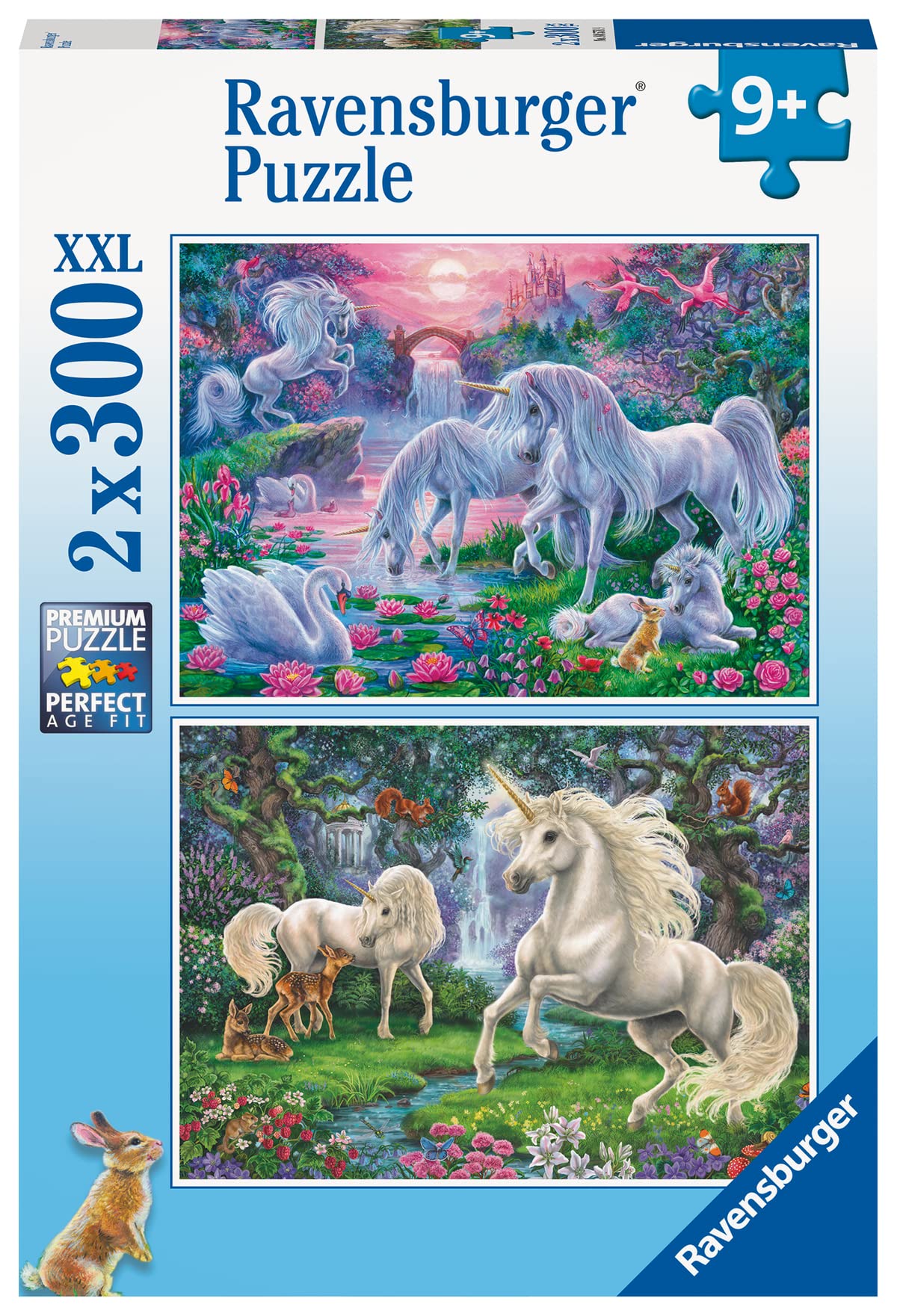 Ravensburger Unicorn Jigsaw Puzzles - 2x 300 Pieces, Ages 9+ 1