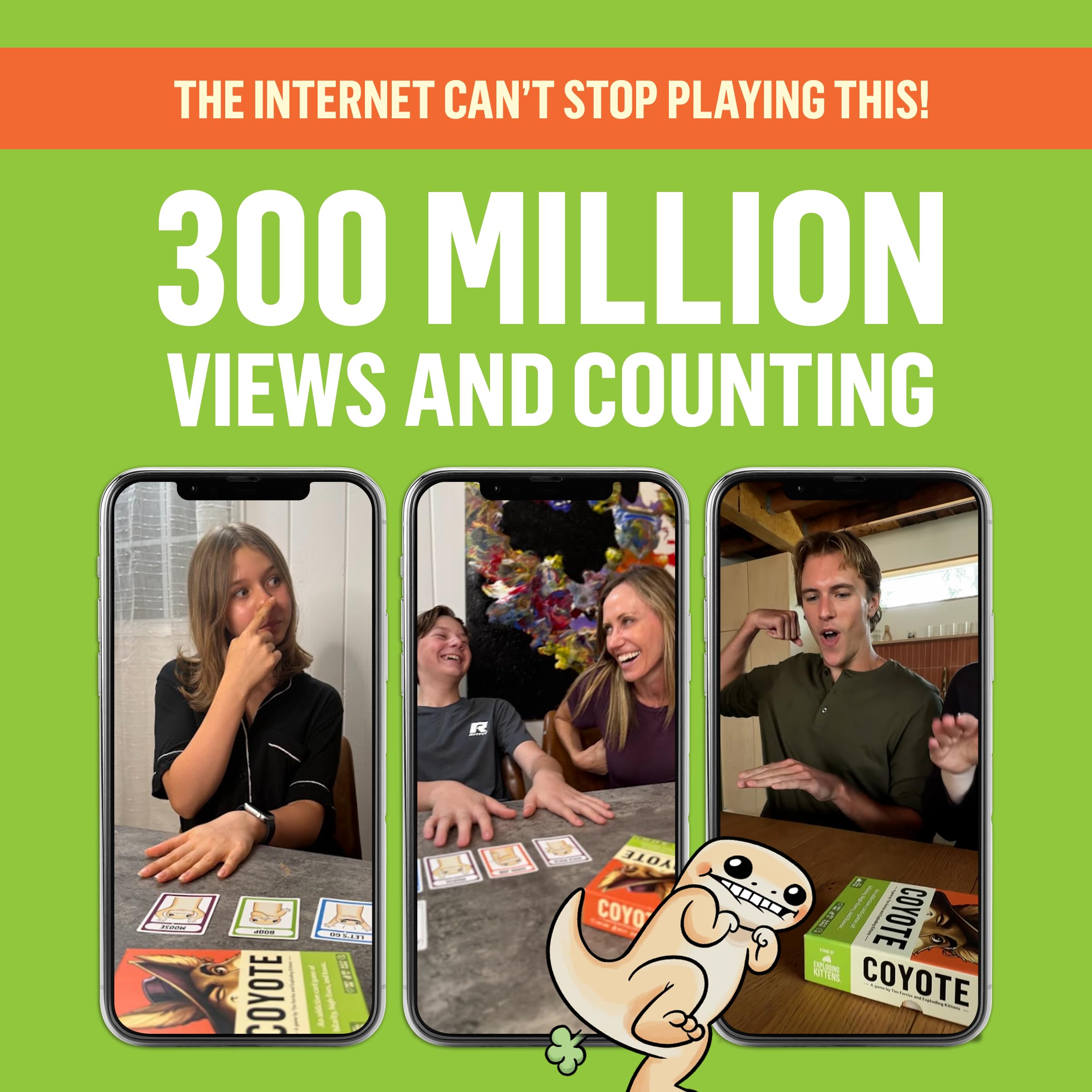 Exploding Kittens Coyote by Tim Ferriss Challenge Card Game | Cardstock | Ages 10+ 3