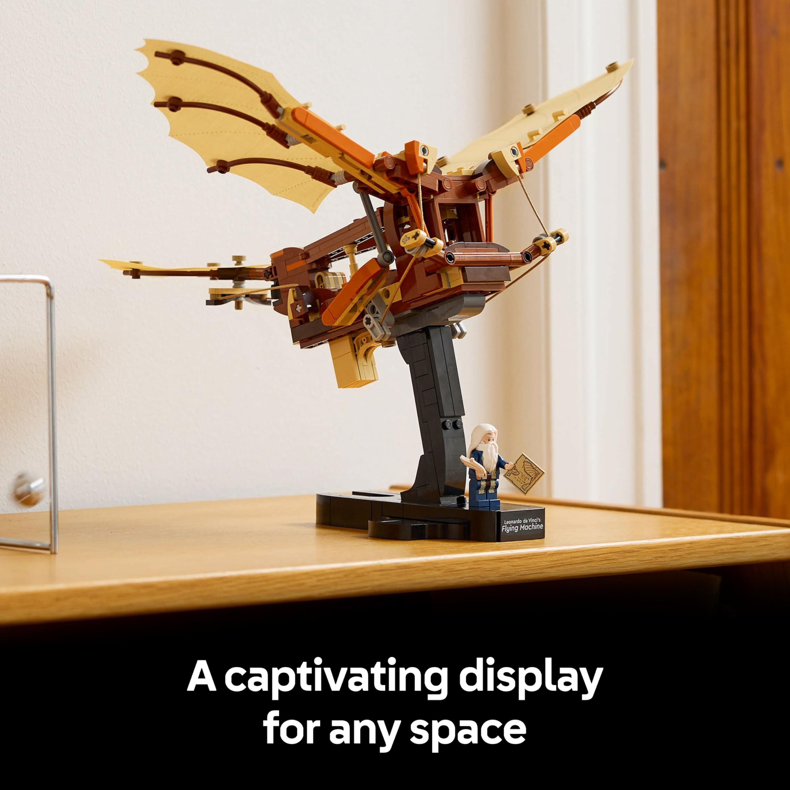 LEGO Icons Leonardo da Vinci’s Flying Machine Building Set 10363 for Adults | Ages 18+ 6