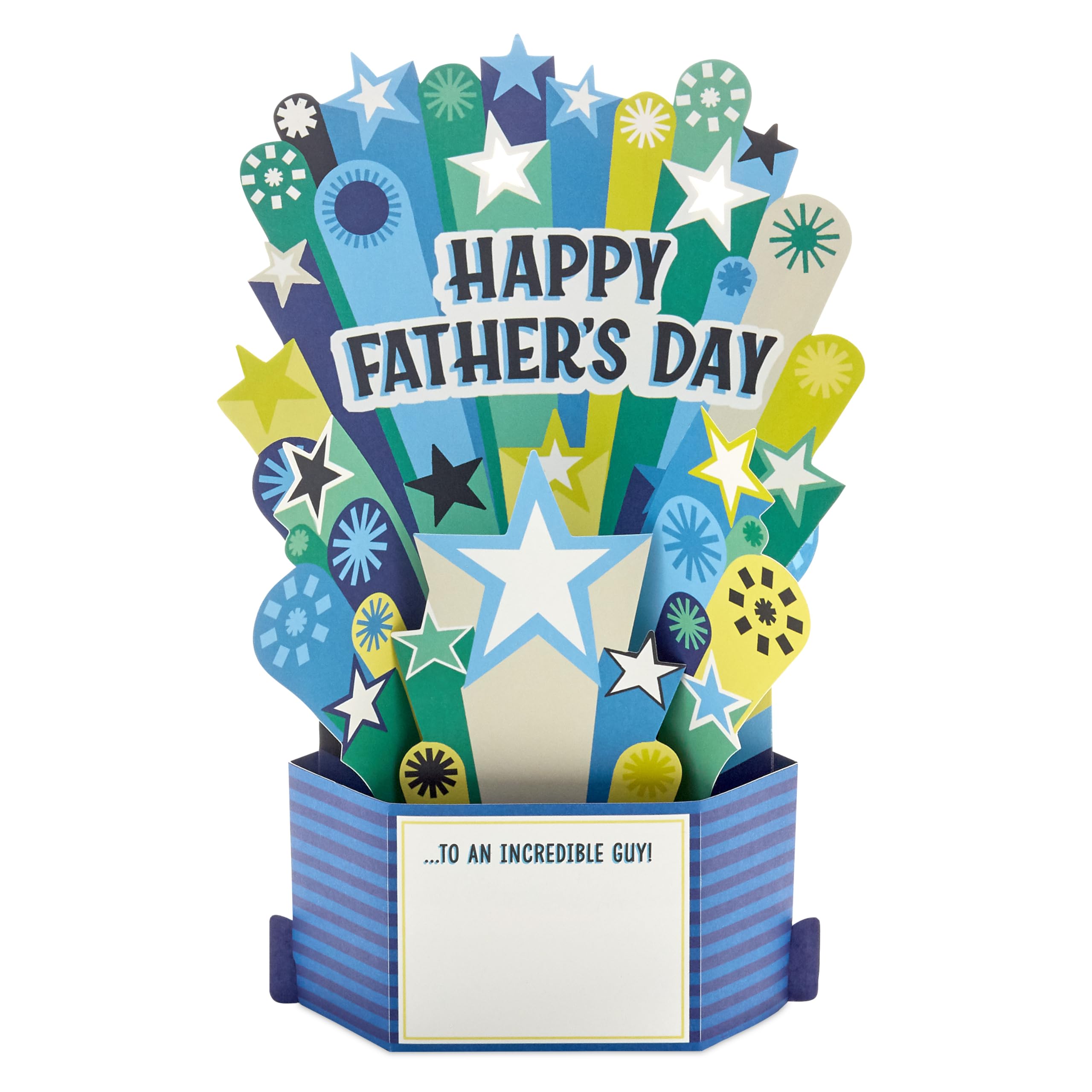 Hallmark Paper Wonder Fathers Day Card - 3D Pop Up Musical Light Up Banner Design 4