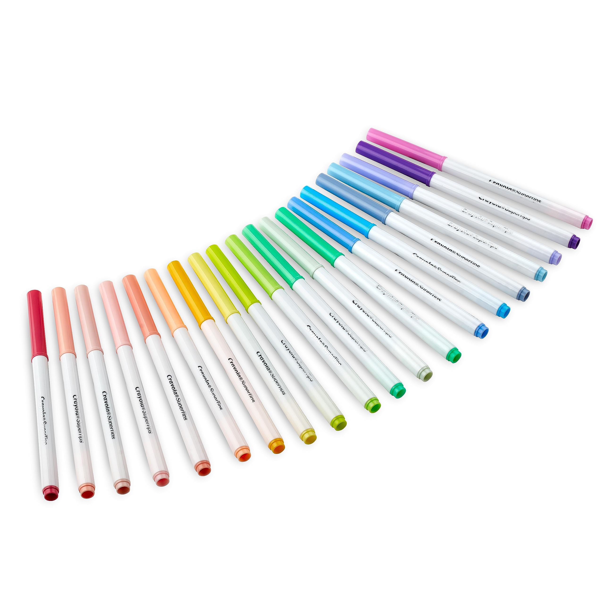 CRAYOLA Pastel SuperTips, abwaschbare Marker – 20 Stück, konische Spitze für feine und dicke Striche 4