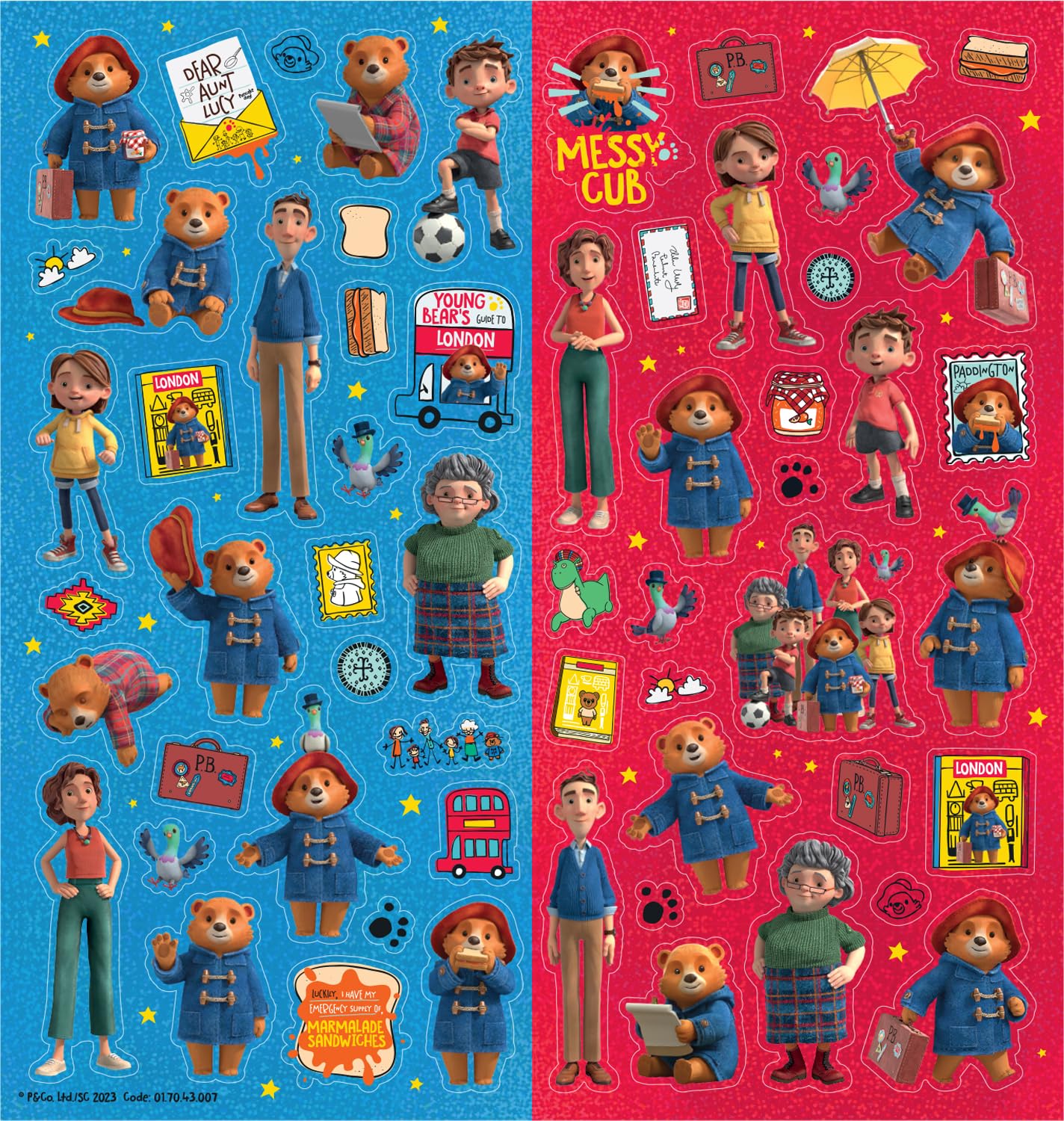 Paper Projects The Adventures of Paddington Sticker Collection and Album | Foiled Stickers | Unisex Children 3