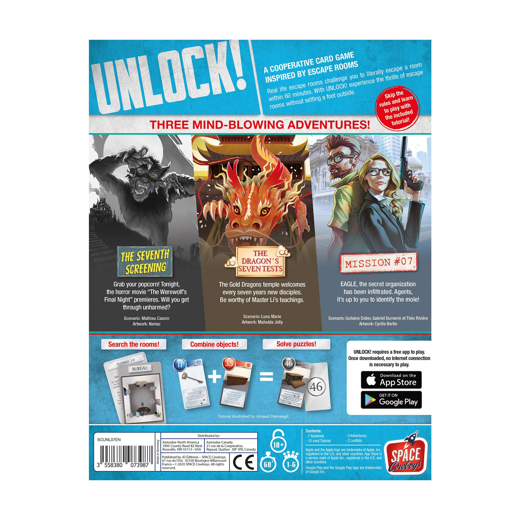 Space Cowboys Unlock! Episches Abenteuer-Escape-Room-Kartenspiel 6