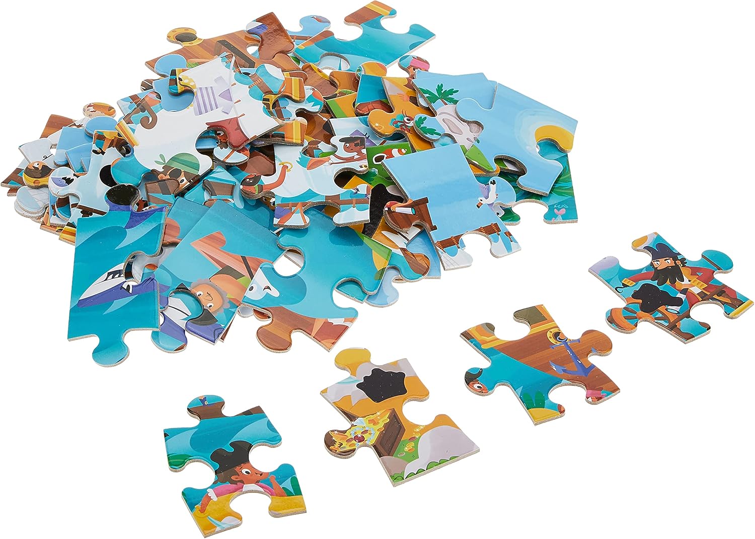 Galt Toys, Magic Puzzle - Pirate Ship, Magic Jigsaw Puzzle, Ages 4 Years Plus