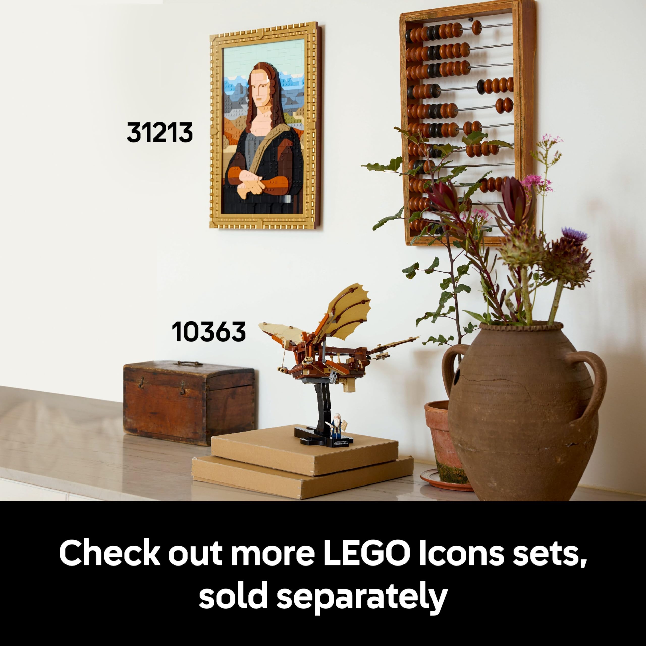 LEGO Icons Leonardo da Vinci’s Flying Machine Building Set 10363 for Adults | Ages 18+ 7