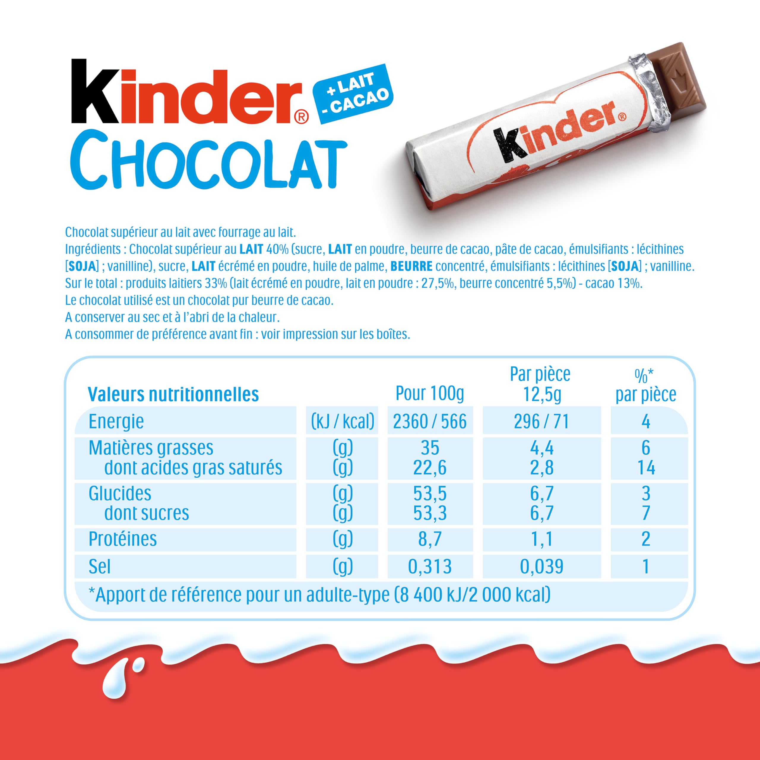 Kinder Schokoriegel, Geschenkpackung, Edelmilchschokolade mit Milchfüllung 7