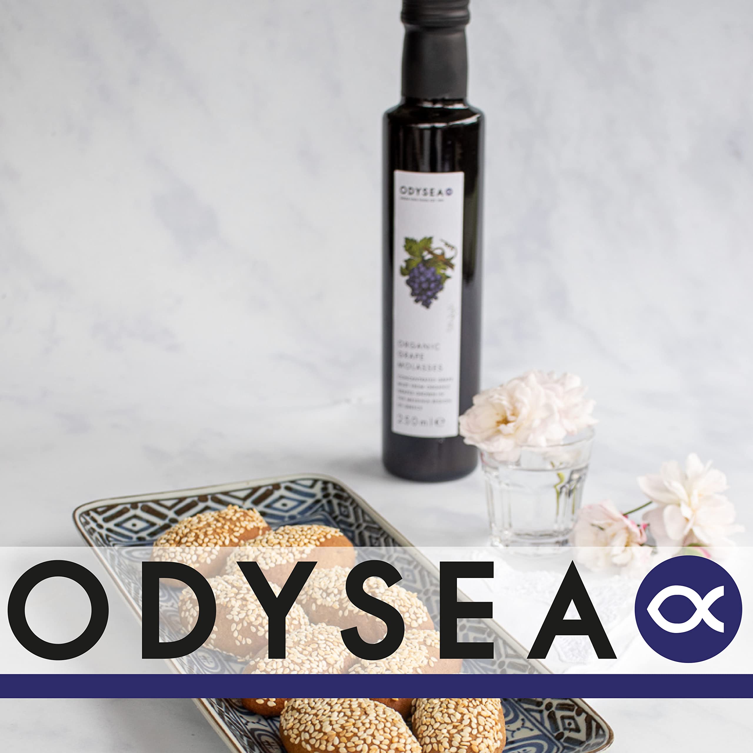 Odysea Organic Grape Molasses - Natural Sweetener & Marinade Ingredient | 250ml 6