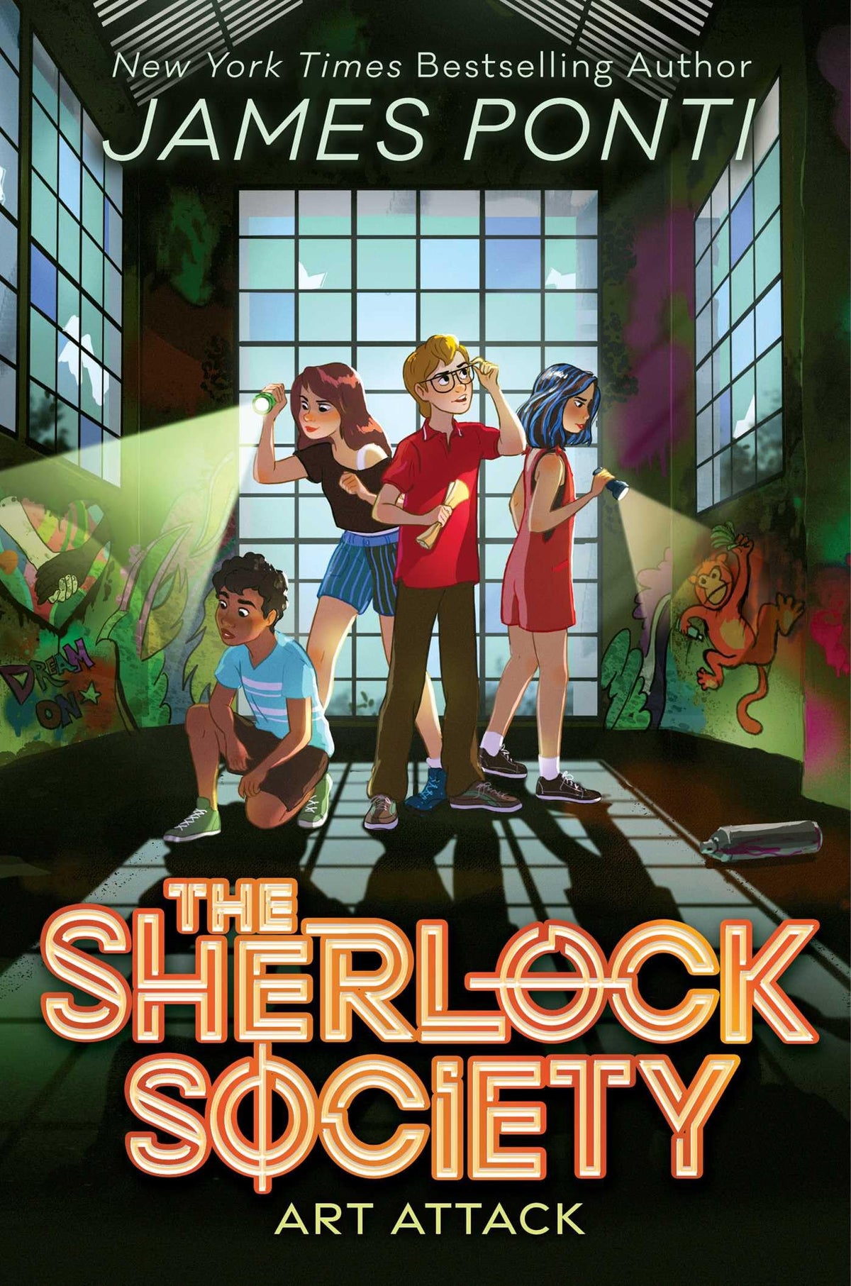 Aladdin Art Attack (The Sherlock Society, 3) - Middle Grade Mystery | Hardcover