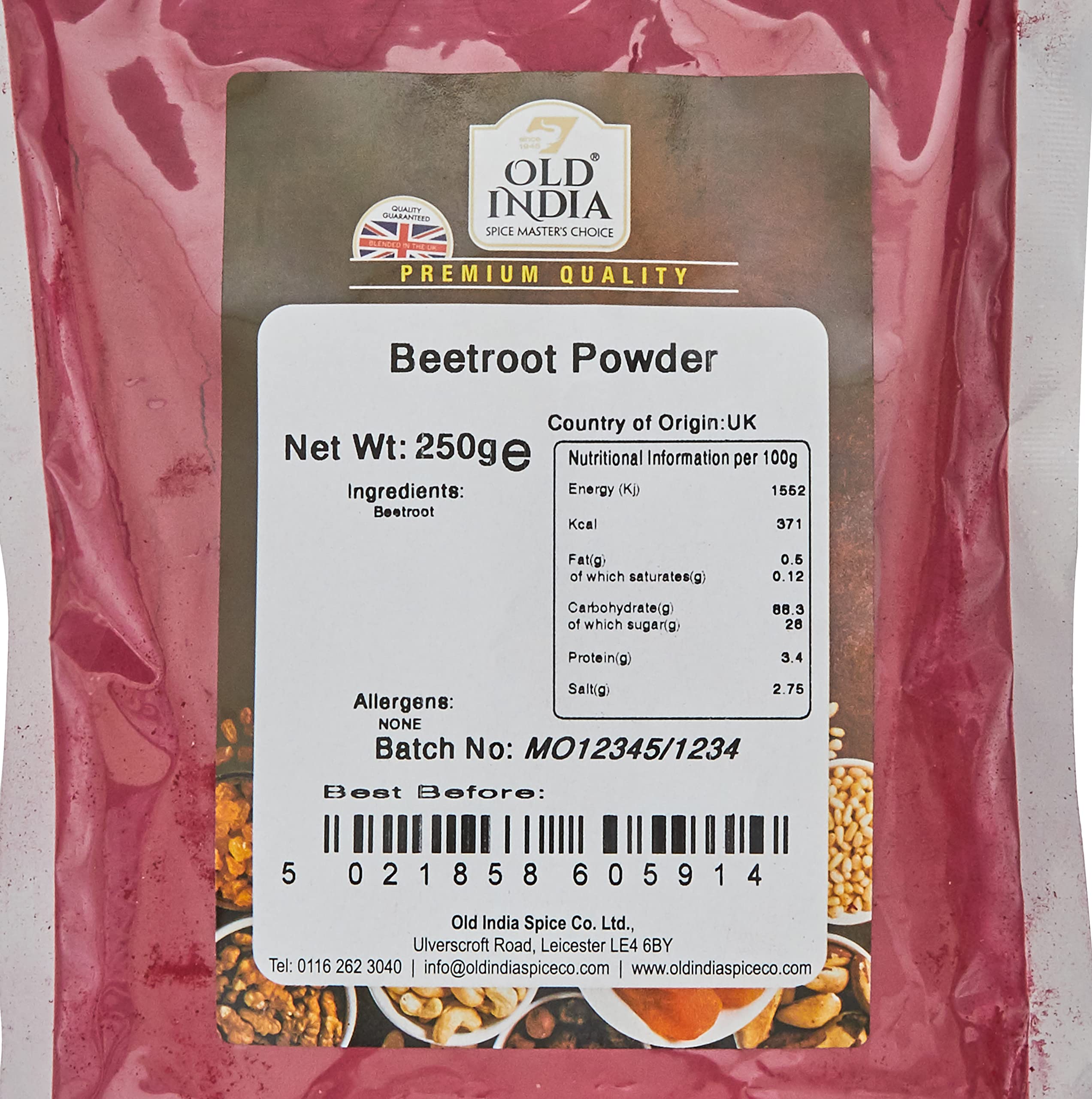 Old India Beetroot Powder - 100% Natural & Additive Free | 250g 2