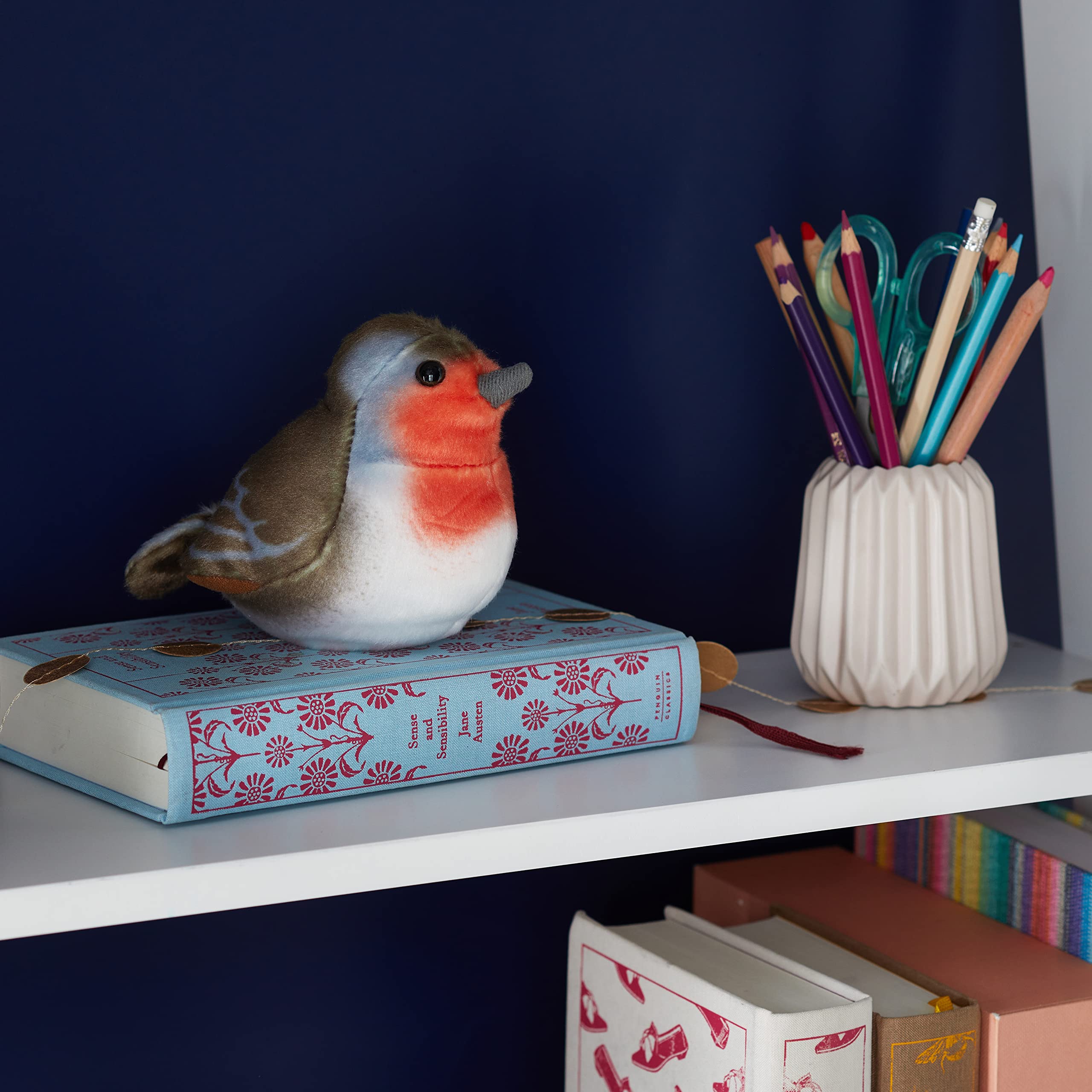 WILD REPUBLIC Realistic Bird Plush - Real Bird Calls | Soft Plush | Hand-Crafted 2