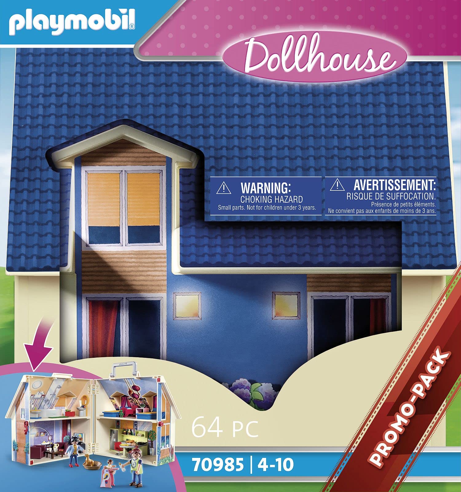 Playmobil Take Along Modern Doll House Playset | Ages 4+ | 64 Pieces 3