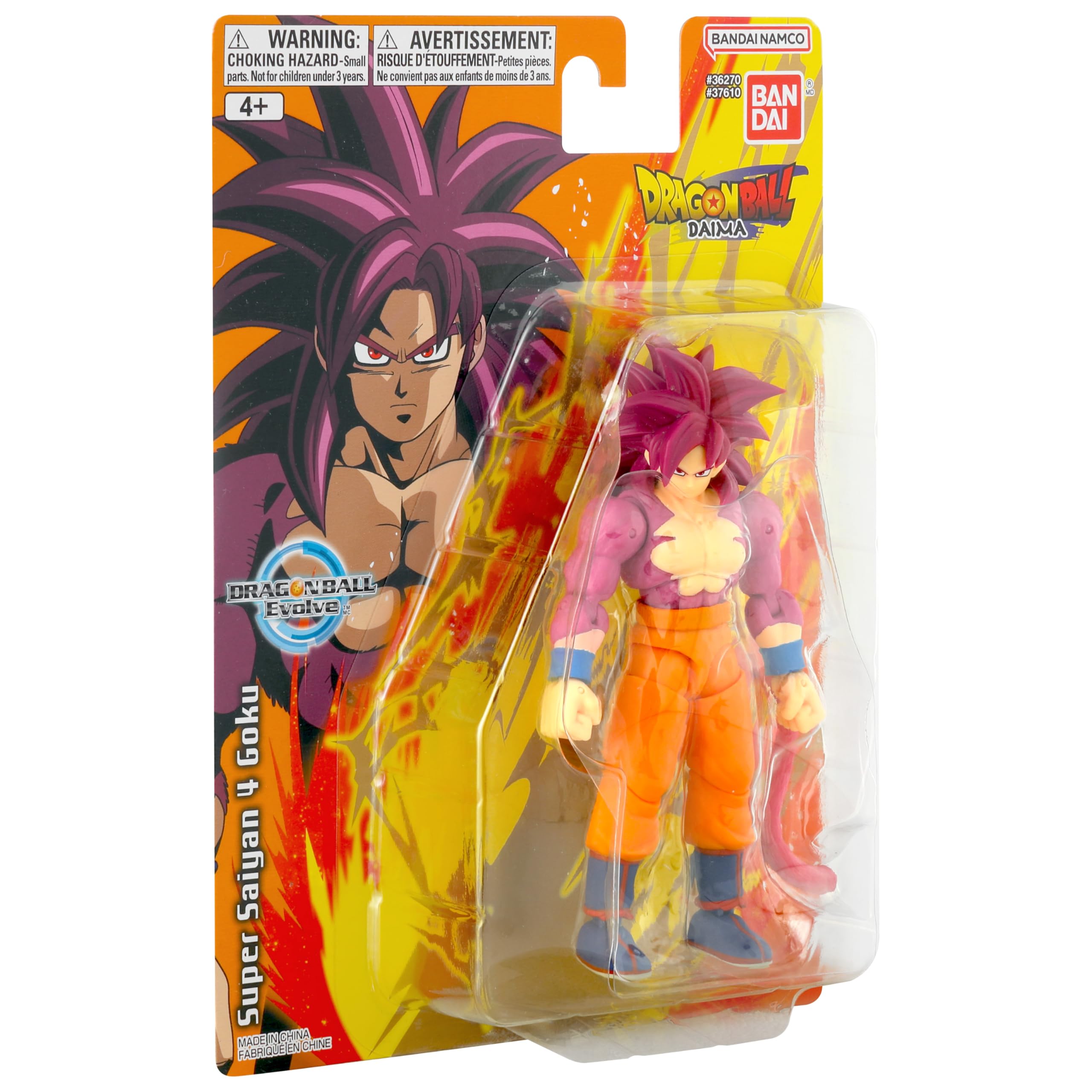 BANDAI Dragon Ball Evolve SS4 Goku Daima Action Figure | 12.5cm | 15 Points of Articulation 4