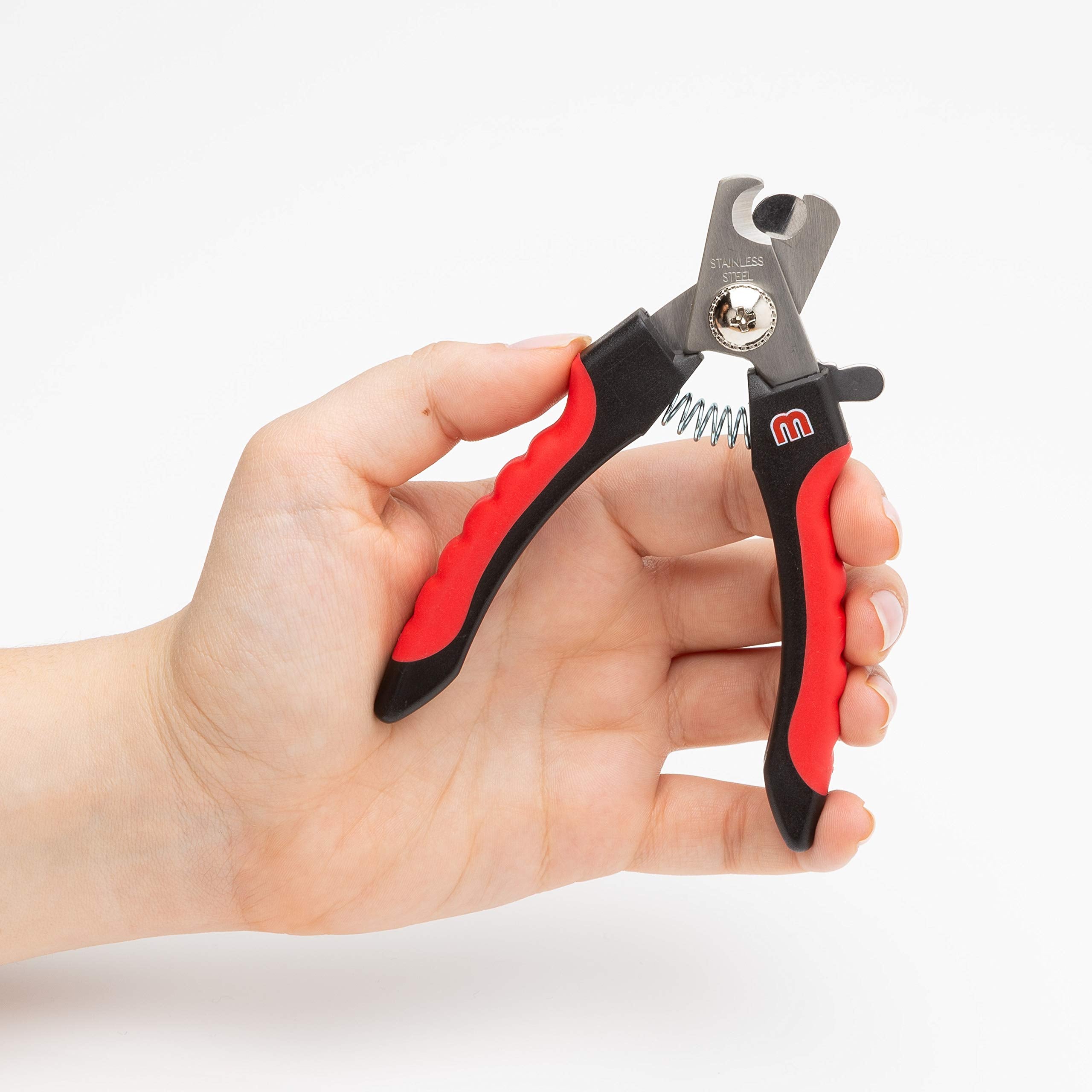 Mikki Small Pet Claw Clipper - Scissor Action for Cats & Dogs | Safety Stop | Soft Grip 3