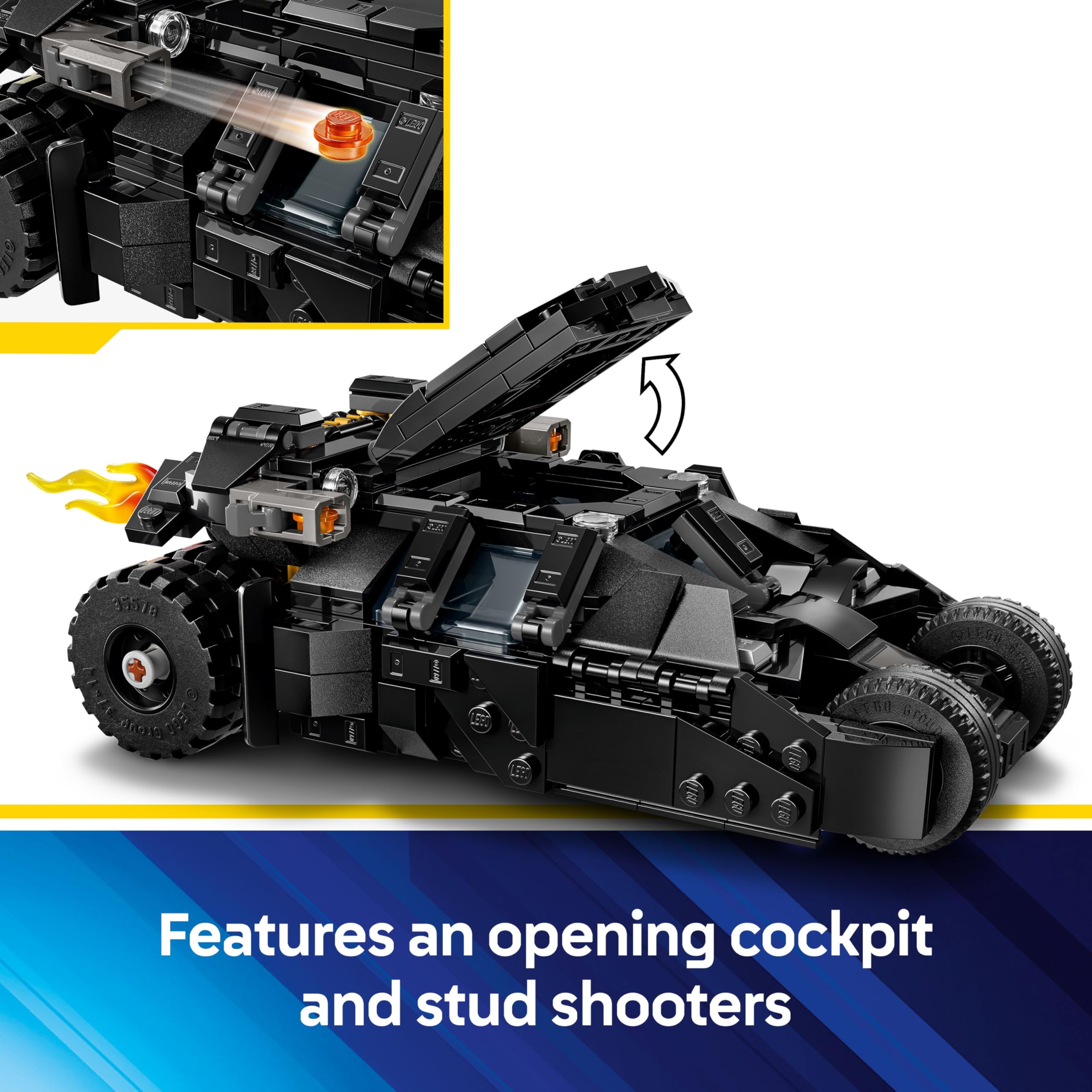 LEGO DC Batman Tumbler vs. Two-Face & The Joker Building Set | Ages 8+ 3