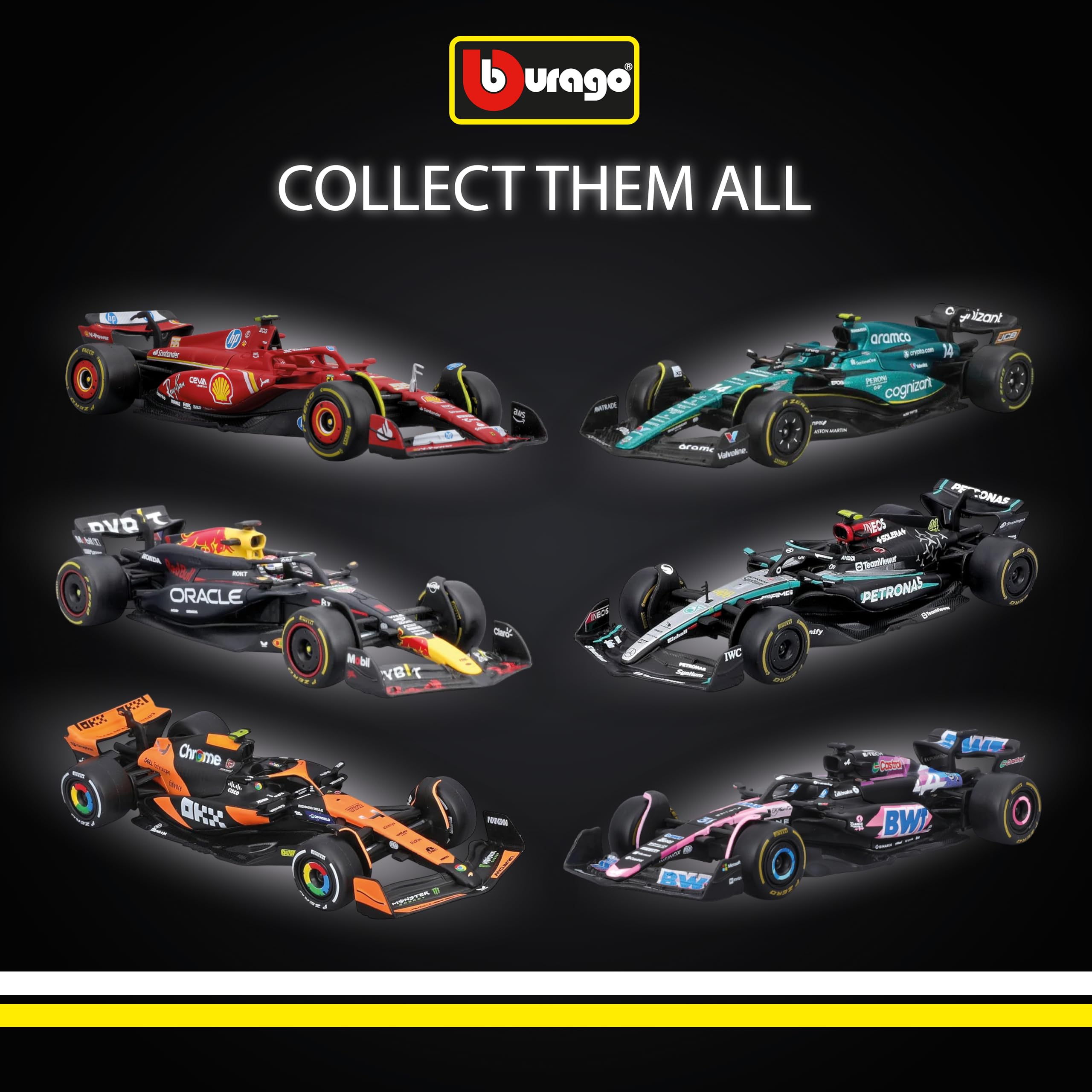Bburago Ferrari SF-25 #16 Charles Leclerc 2025 F1 Car Diecast Model | 1:64 Scale | Metal 5