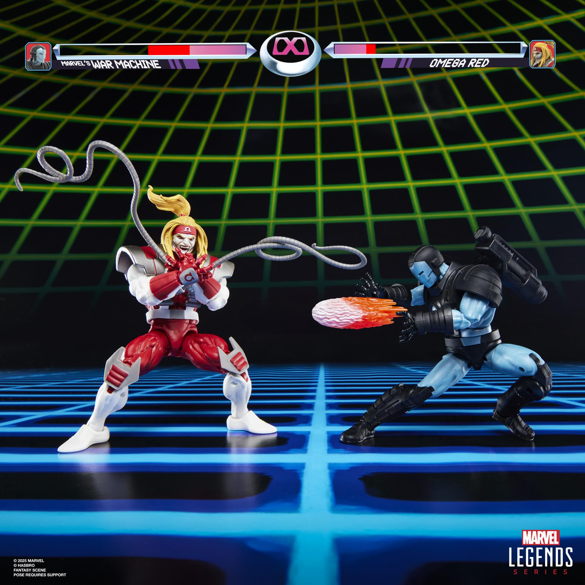 Marvel Legends Gamerverse War Machine vs Omega Red 2-Pack Action Figures 8