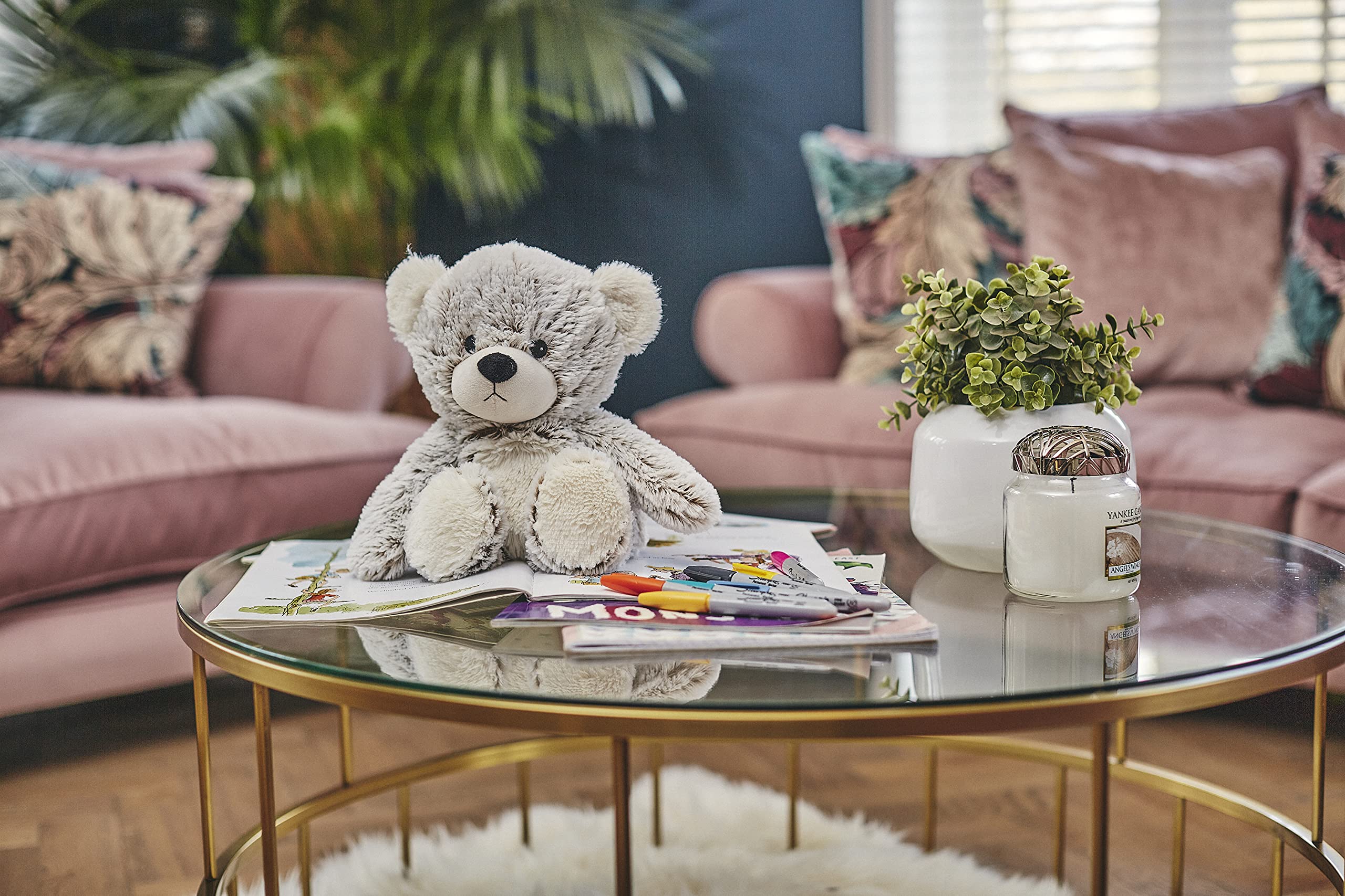 Warmies – Marshmallow-Bär, mikrowellengeeignet, mit Lavendelduft, Heizspielzeug, 33 cm 14
