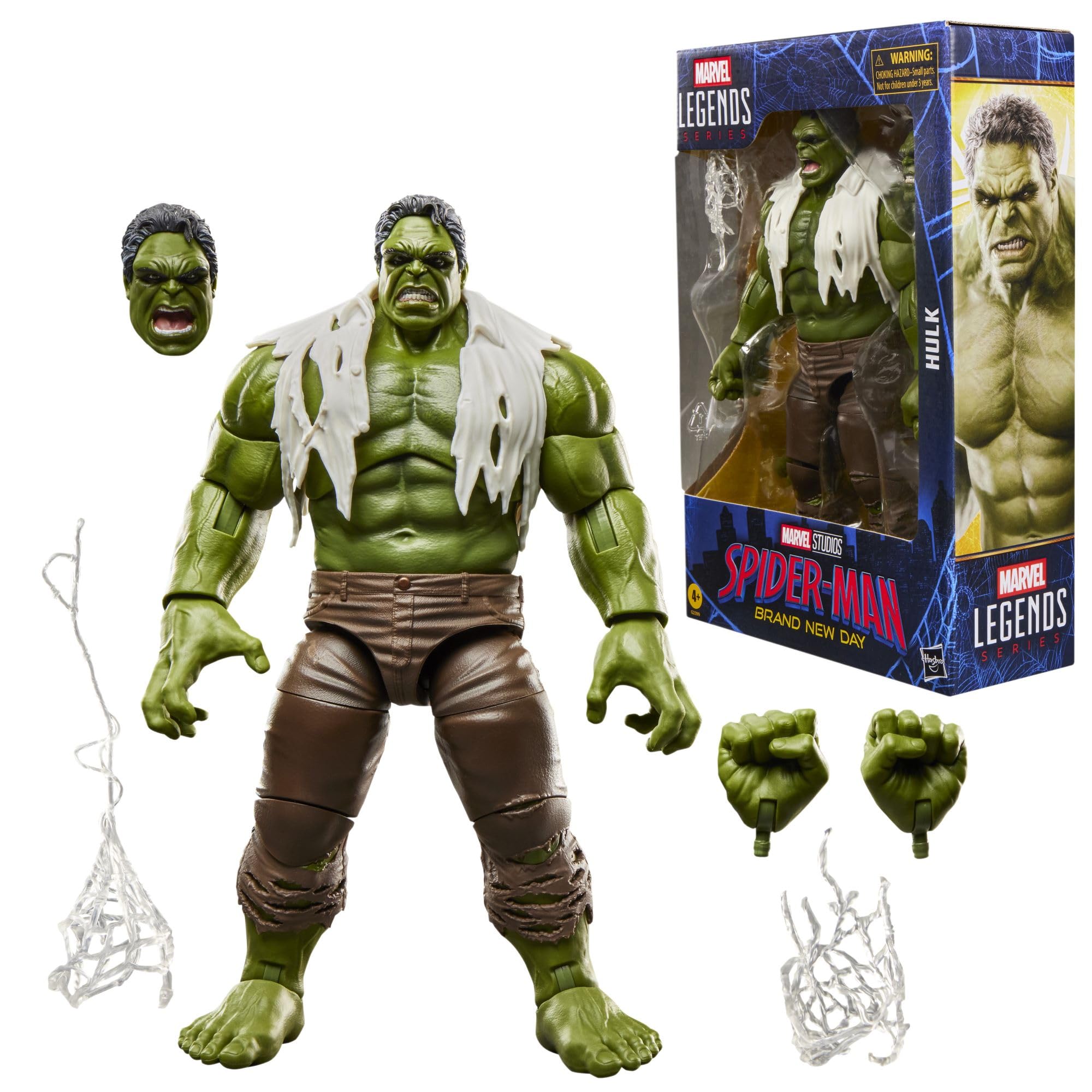 Marvel Legends Series Hulk Action Figure - Spider-Man: Brand New Day Inspired | 6-Inch Scale 9