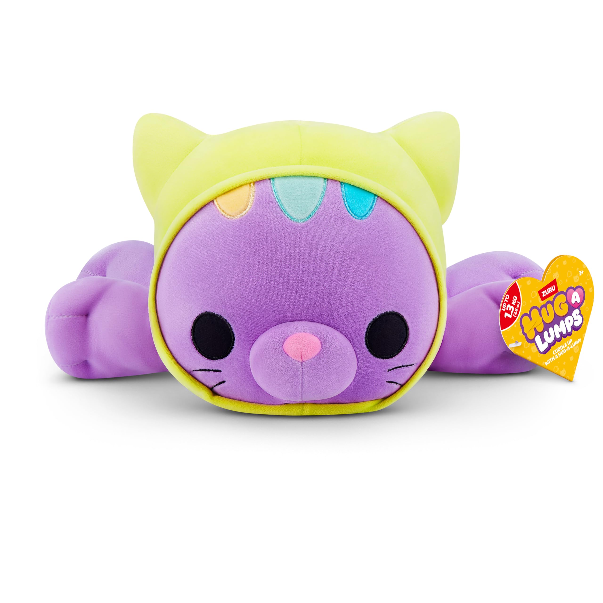 Hug-A-Lumps Charli Kitty Collection Medium Weighted Plush - 1.5kg Comfort | Super-Soft Polyester