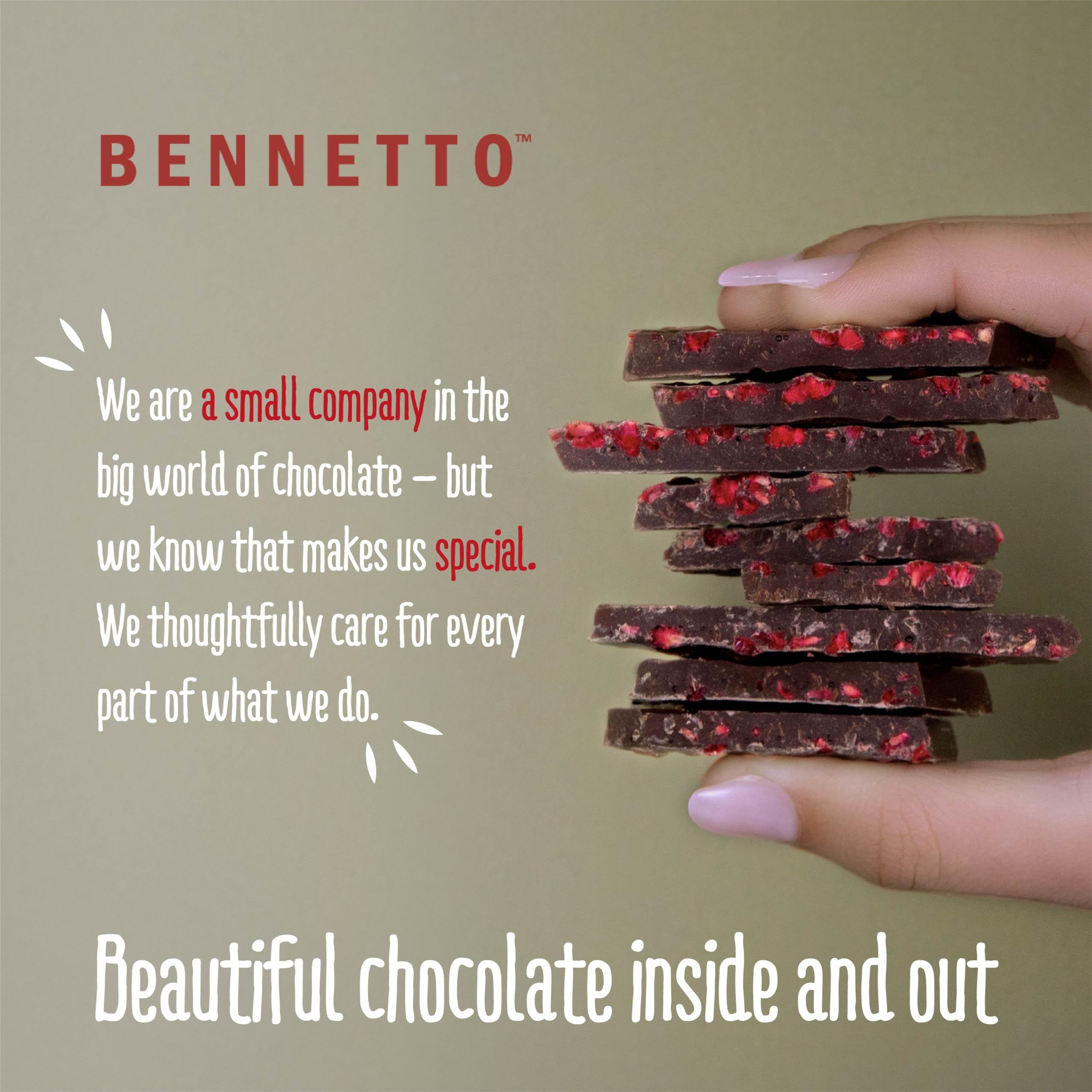 Bennetto Bio Zartbitterschokolade mit gerösteten Haselnüssen 60% - Fairtrade Single Origin aus Ecuador 4