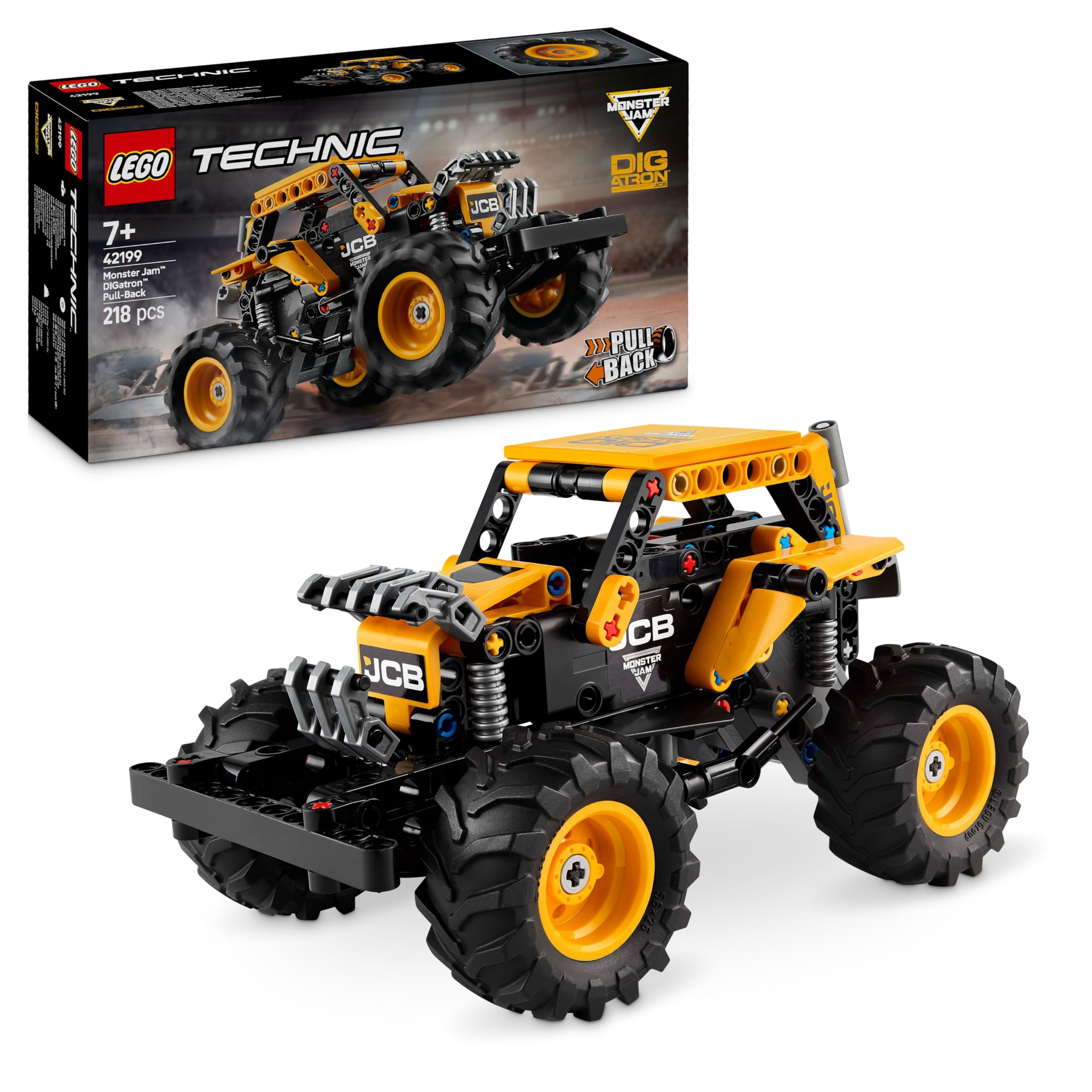 LEGO Technic Monster Jam DIGatron Pull-Back Truck Building Set - Ages 7+ 1