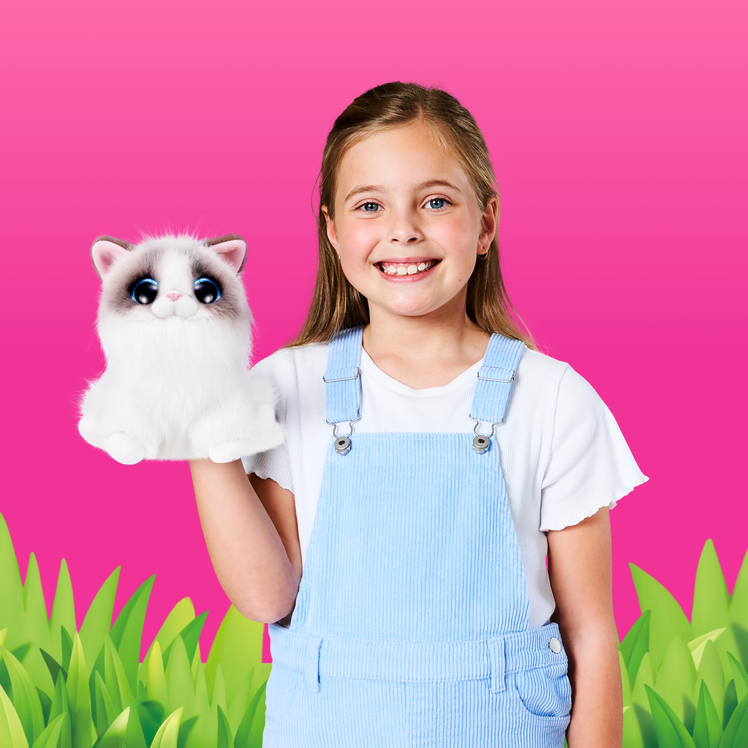 Pets Alive Smitten Kittens Series 2 Interactive Plush Toy - Calico Cat | 10+ Sounds | Unisex Children 6