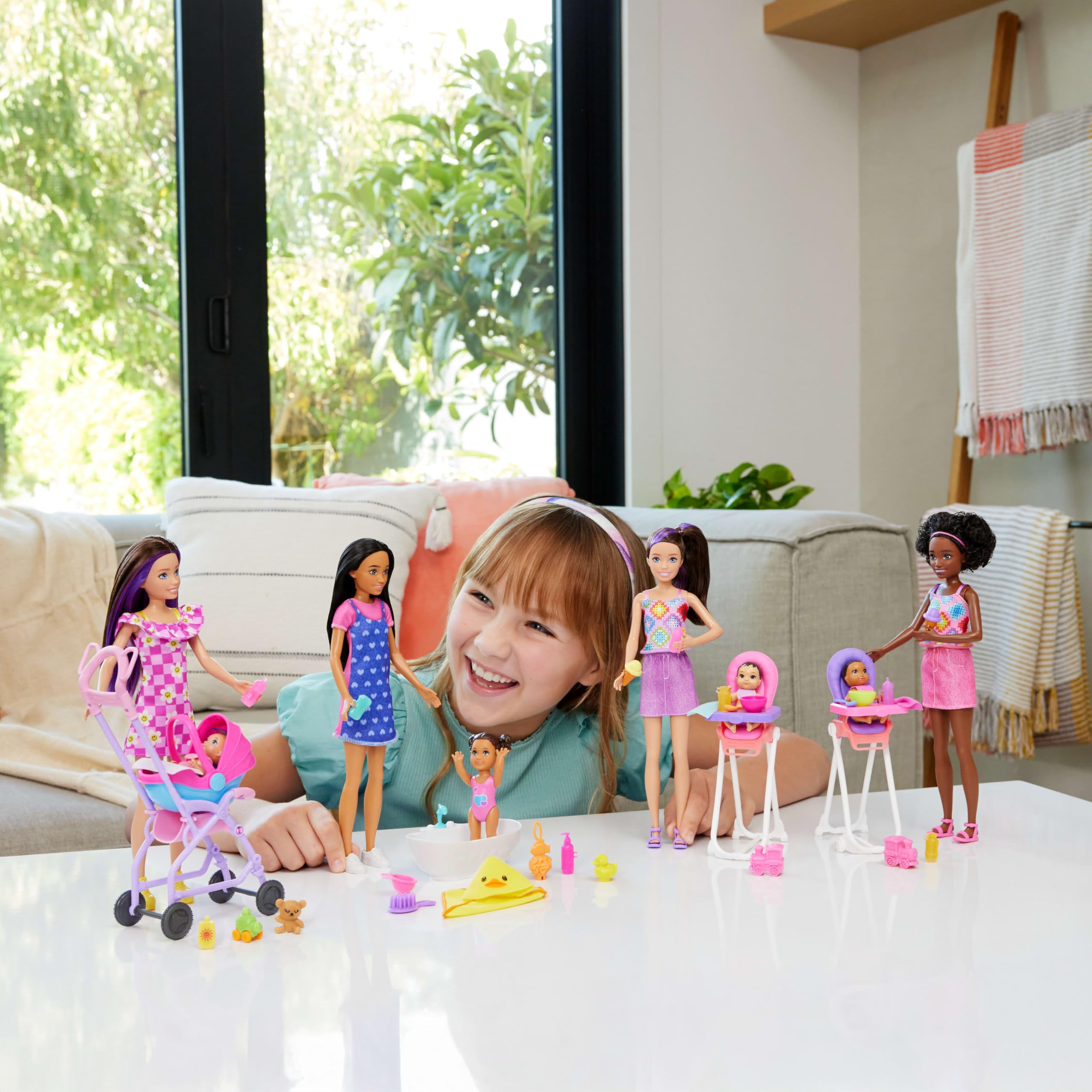 Barbie Skipper Babysitters Inc. Playset with Stroller and Accessories | Ages 3+