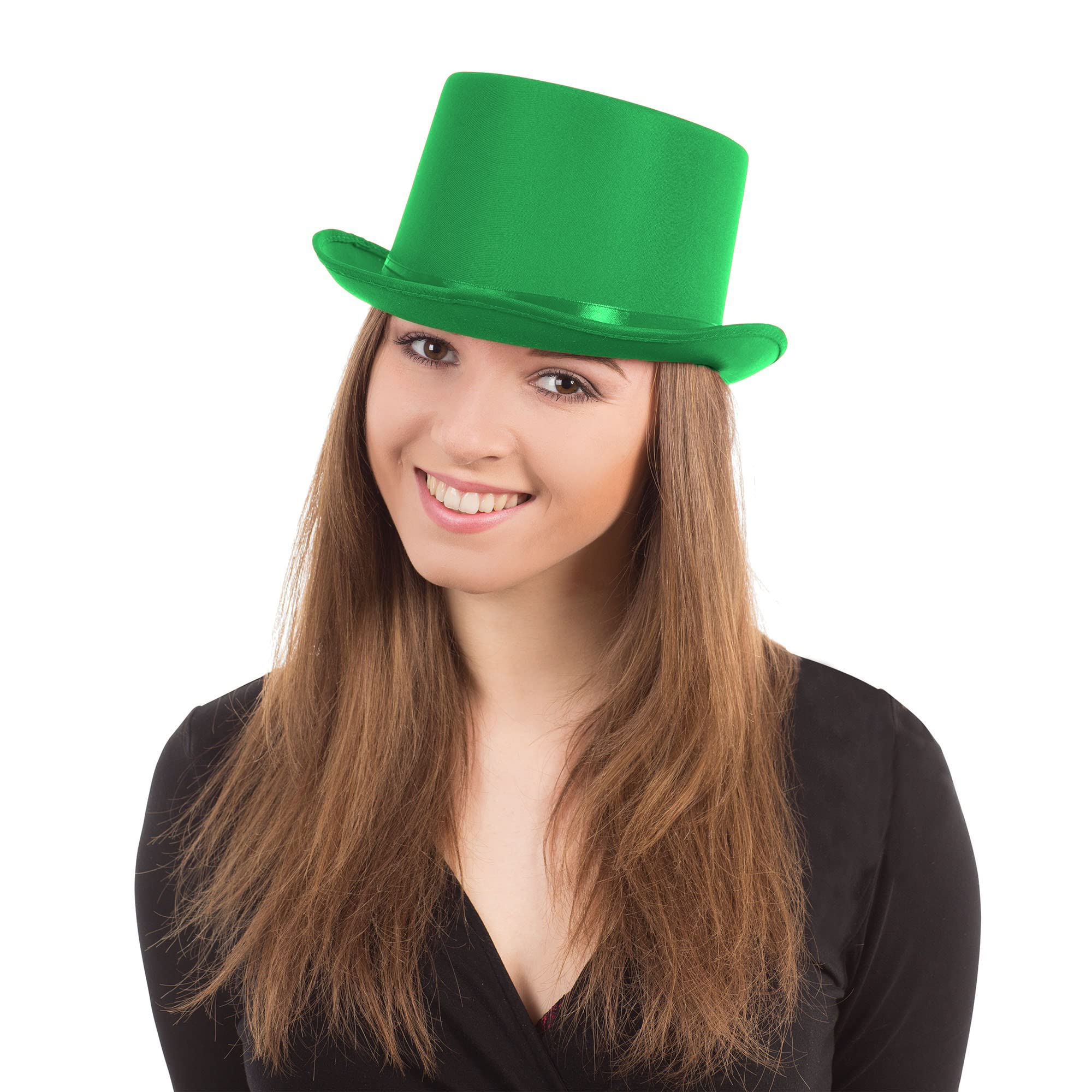 Bristol Novelty BH501 Red Satin Top Hat, One Size, Adult Costume Accessory 5