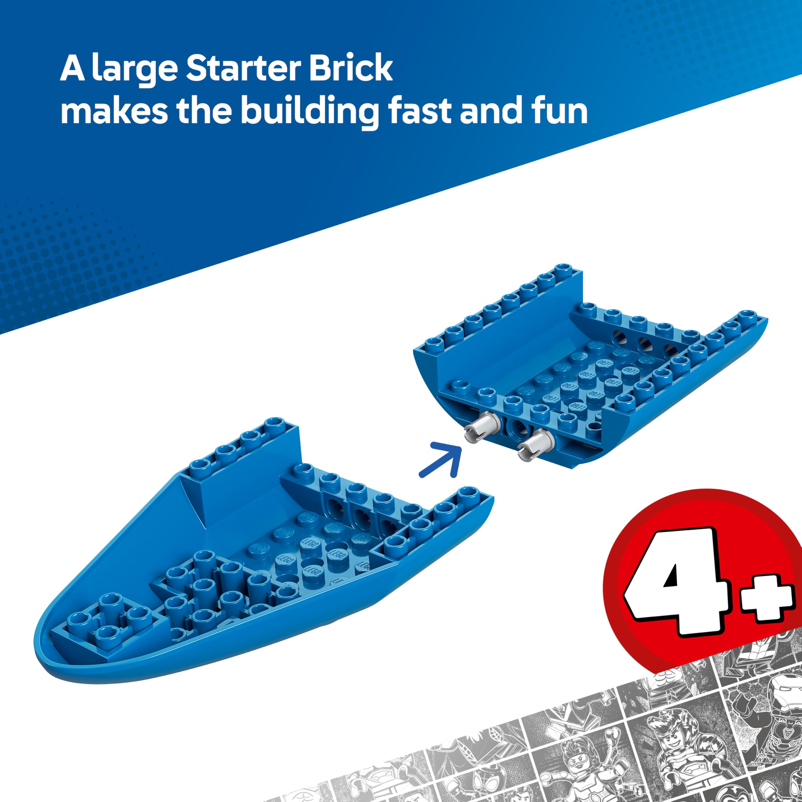 LEGO Marvel Team Spidey Pirate Ship Toy Set 11208 | Ages 4+ | Includes 4 Minifigures 3