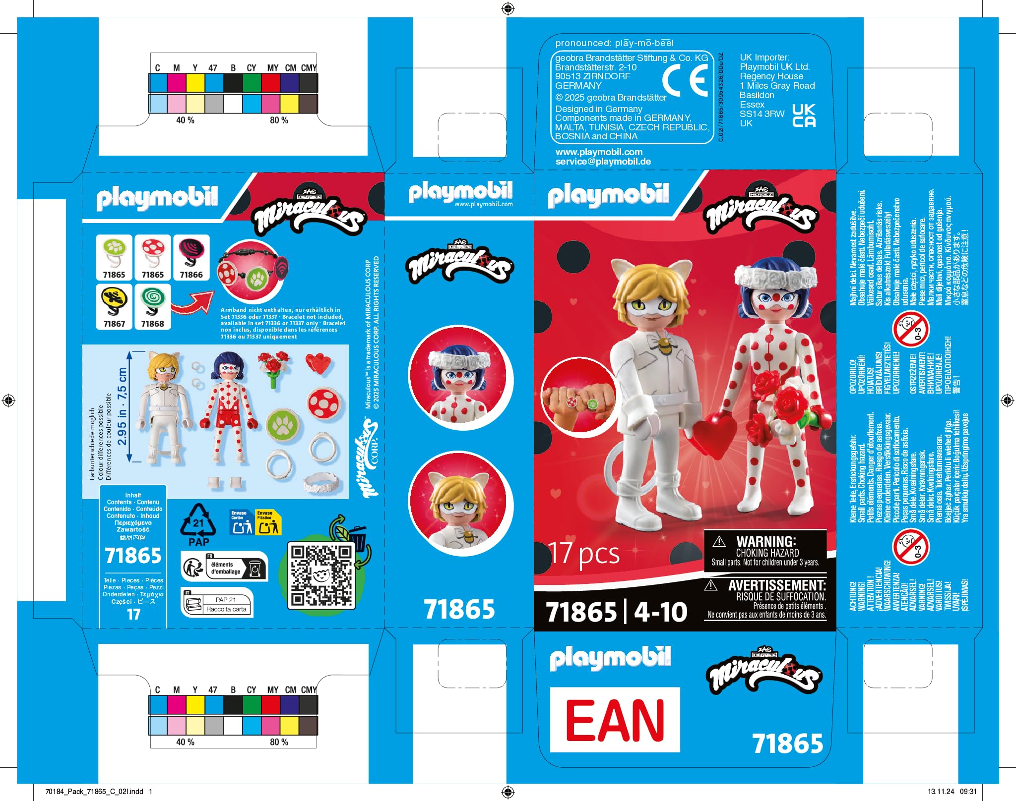 Playmobil Miraculous Ladybugs & Cat Noir's Wedding Playset | Ages 4+ | Model 71865 7