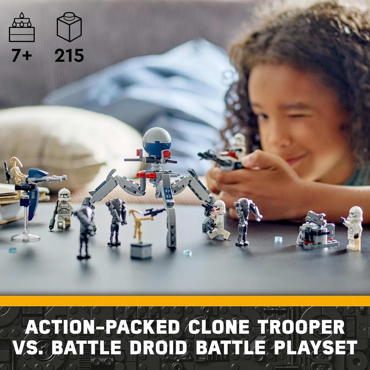 LEGO Star Wars Clone Trooper &amp; Battle Droid Battle Pack – Bauspielzeug-Spielset für Kinder ab 7 Jahren