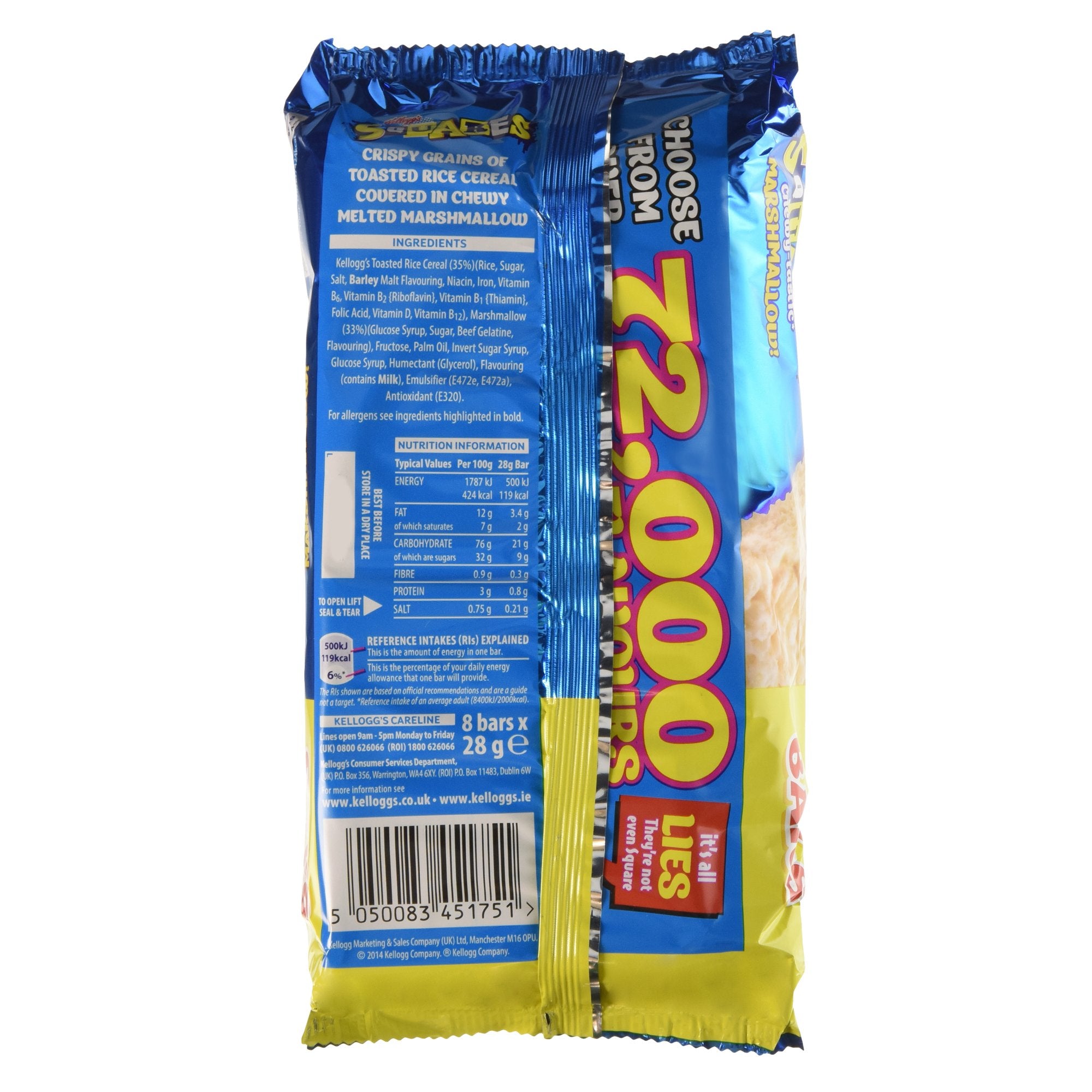 Kellogg's Rice Krispies Squares Marshmallow-Leckereien, 224 g