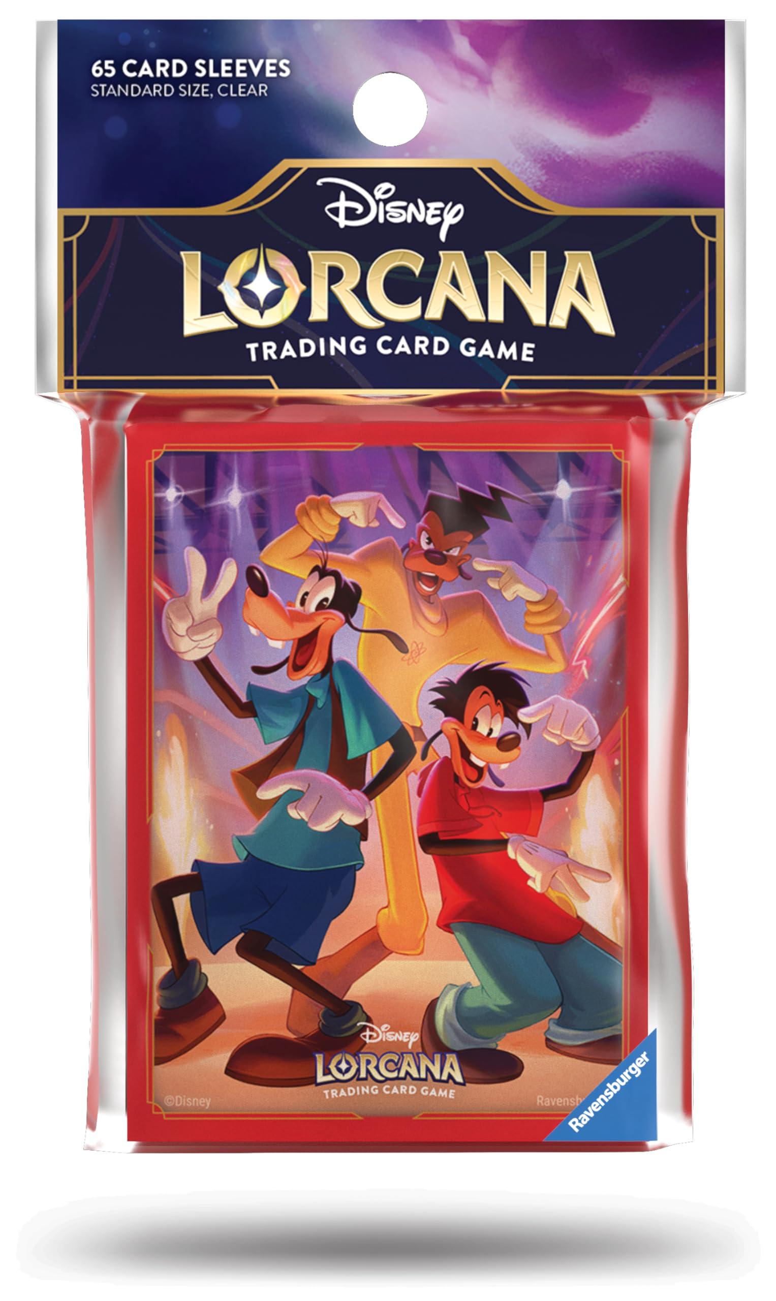 Ravensburger Disney Lorcana Trading Card Game - 65 Goofy Card Sleeves | Matte Finish | Standard Size 6