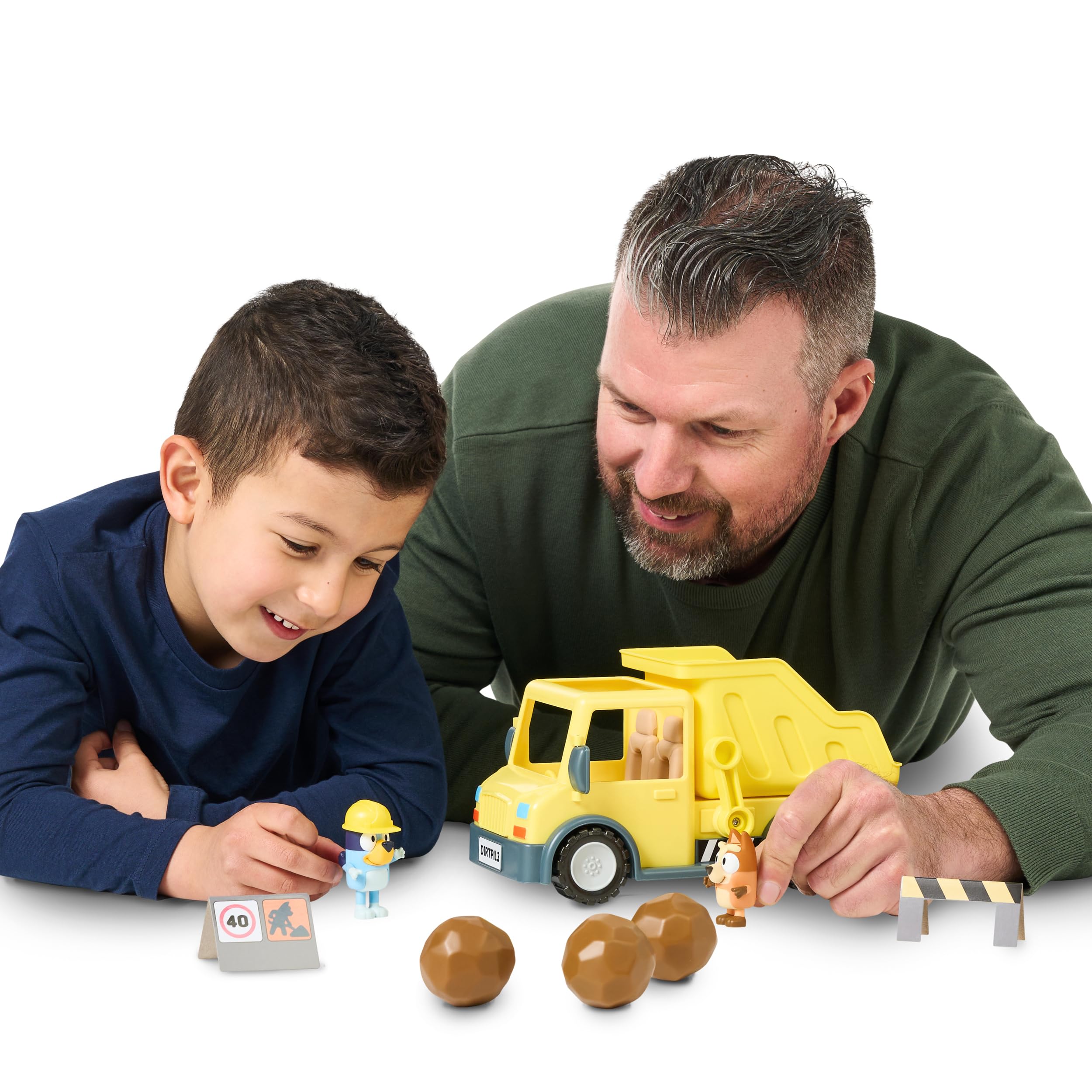 Bluey Dump Truck - Load & Unload Playset with Movable Lever & Sticker Sheet 5